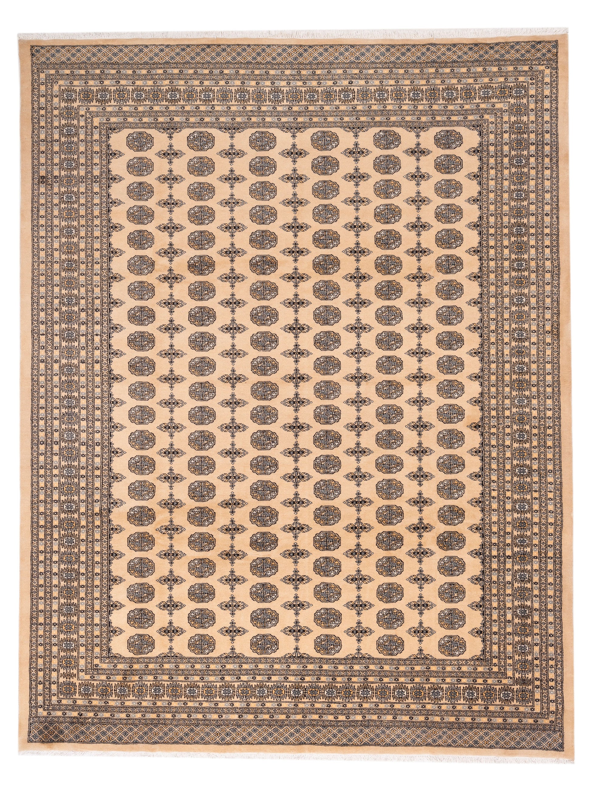 Nomad Bokhara  Beige Beige Traditional