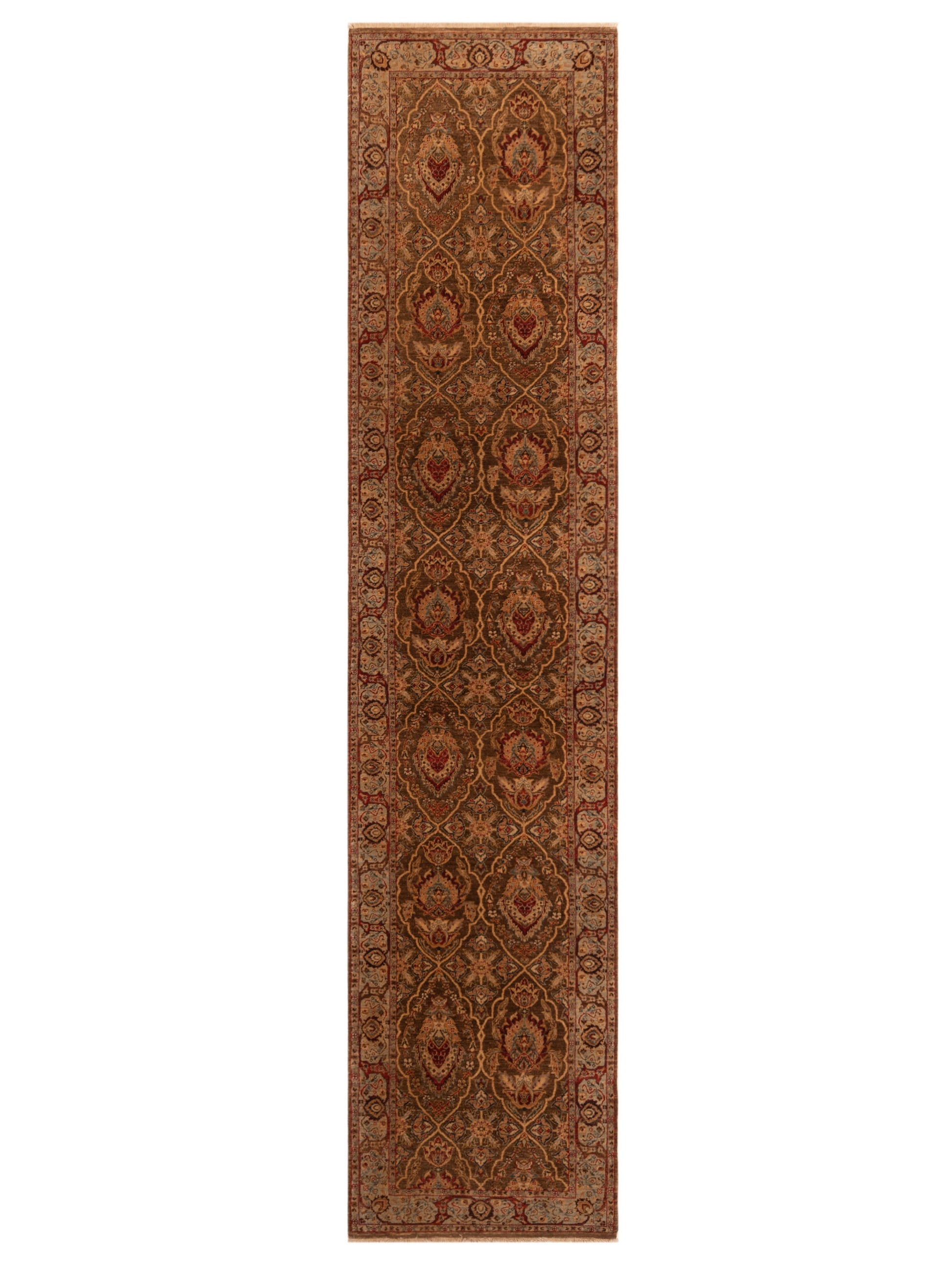 Pasha Firuze  Brown Light Blue Traditional