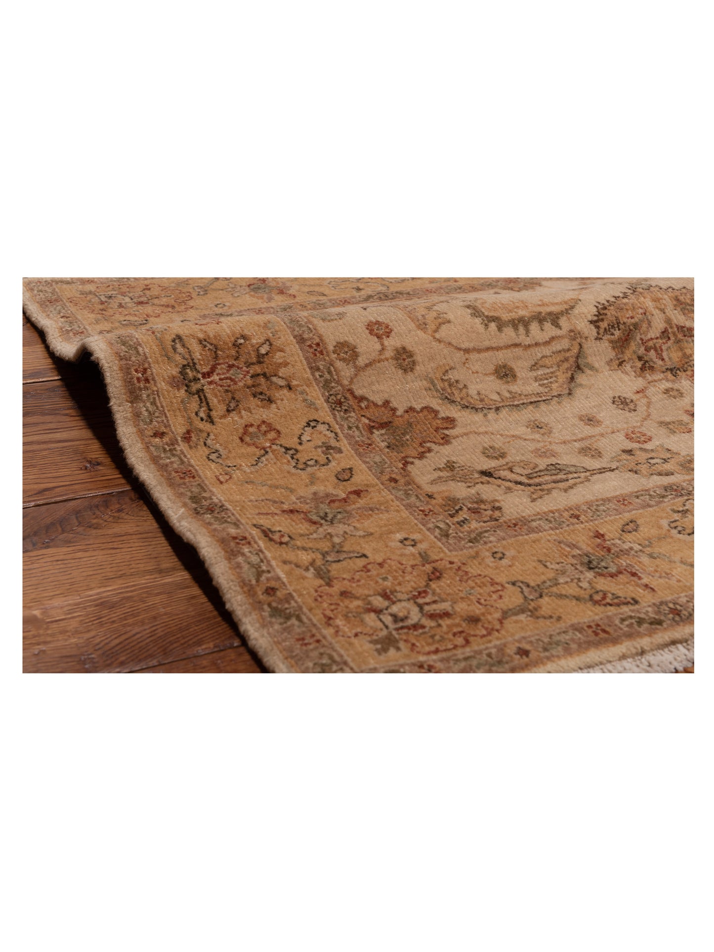Firuze Kardide Ivory Gold 3.5x2.7 Hand Knotted Rug