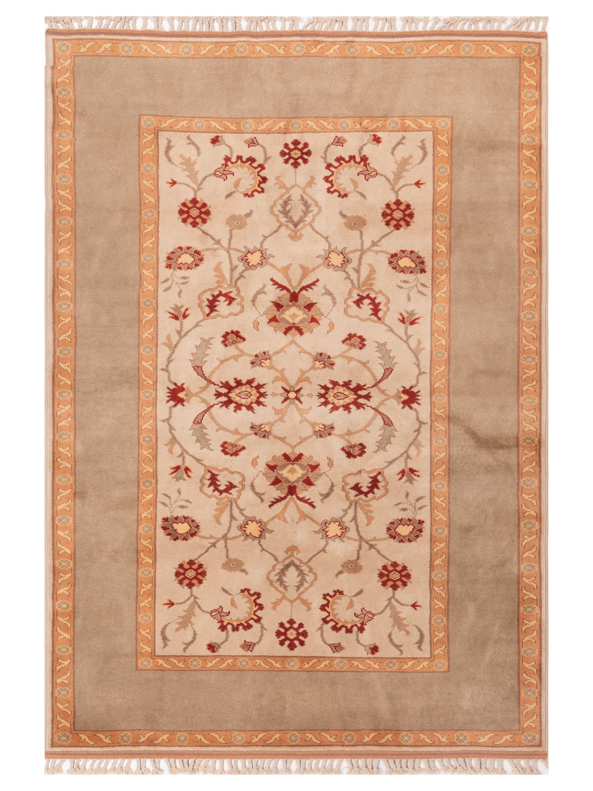 Pasha Milas  Beige Brown Traditional