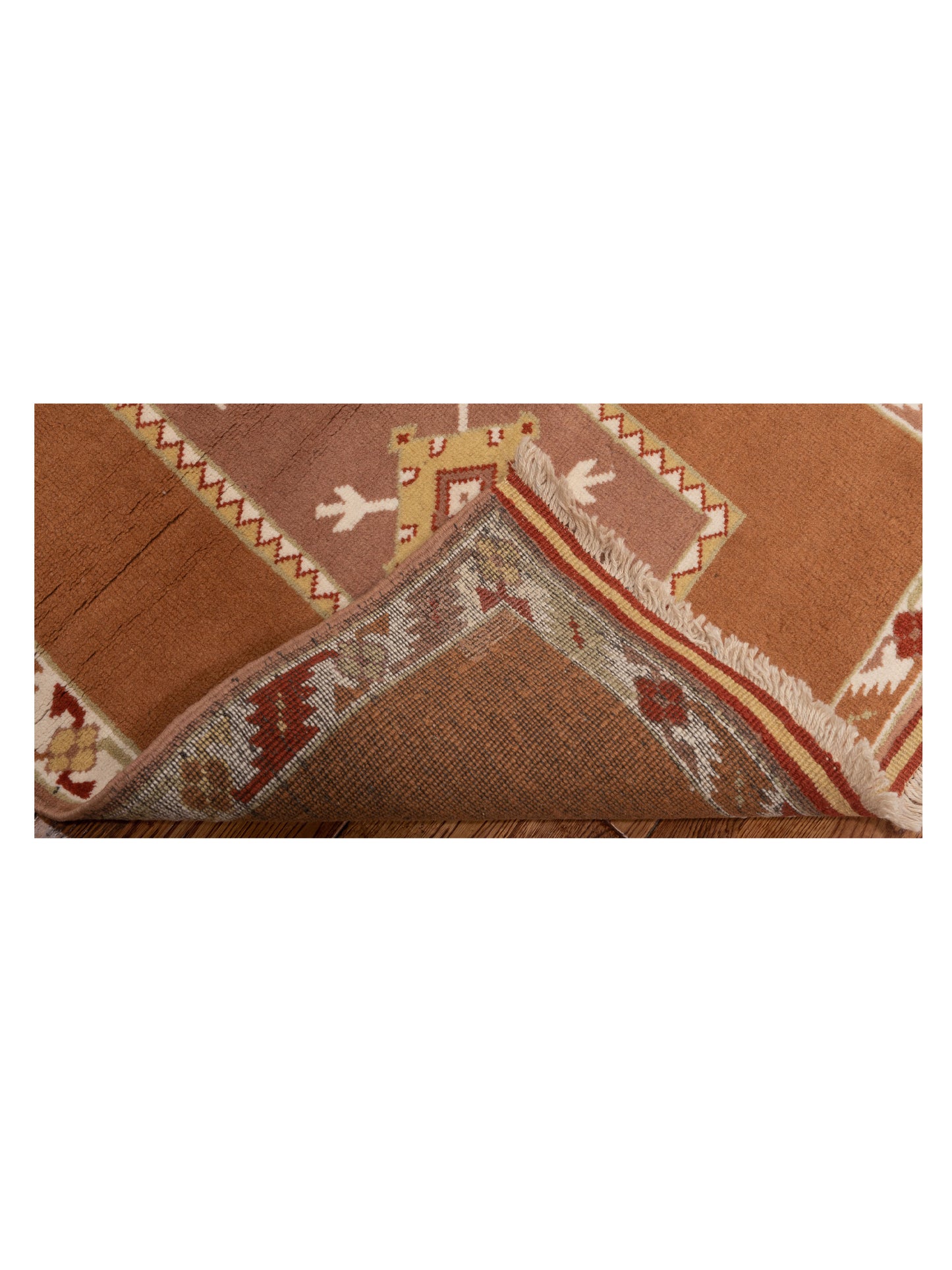 Milas 146159 Brown Brown 2.9x10.2 Hand Knotted Rug