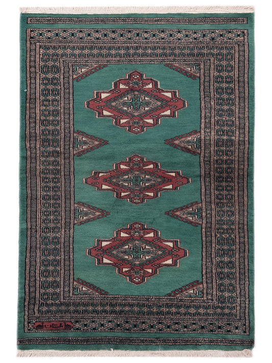 Nomad Bokhara  Green  Traditional