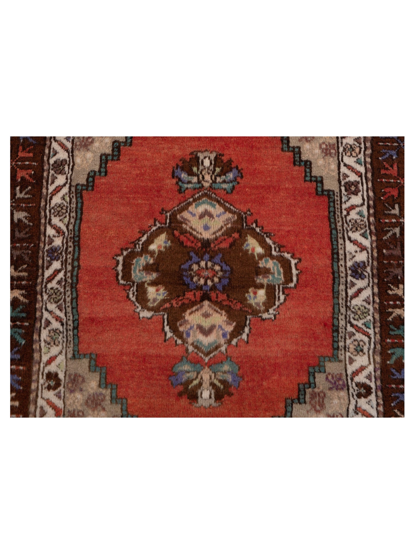 Old Anatolian 146705 Rust Brown 3.6x5.2 Hand Knotted Rug