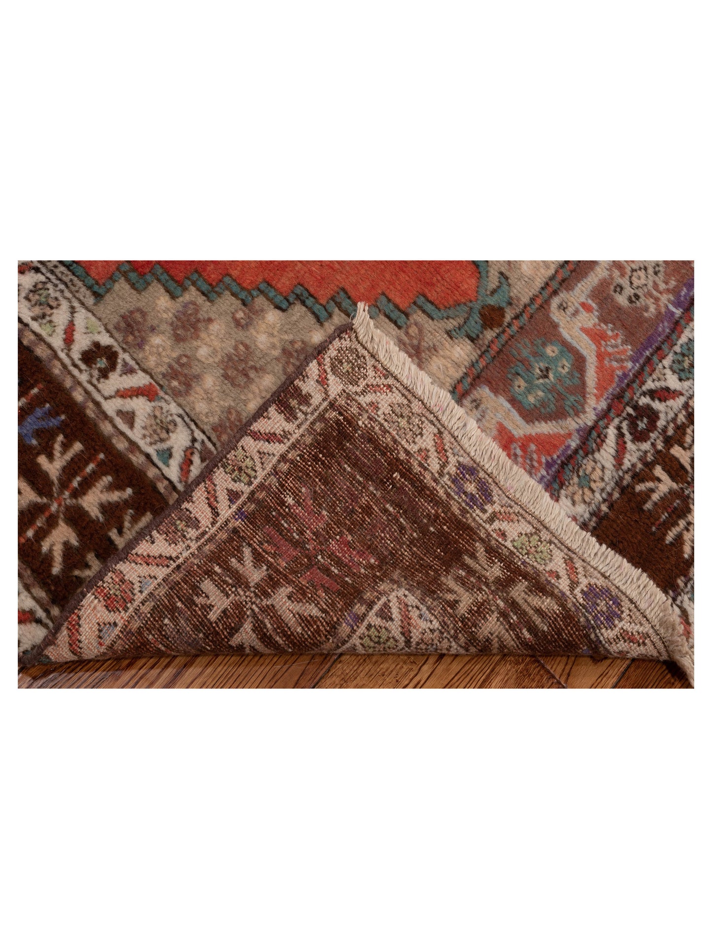 Old Anatolian 146705 Rust Brown 3.6x5.2 Hand Knotted Rug