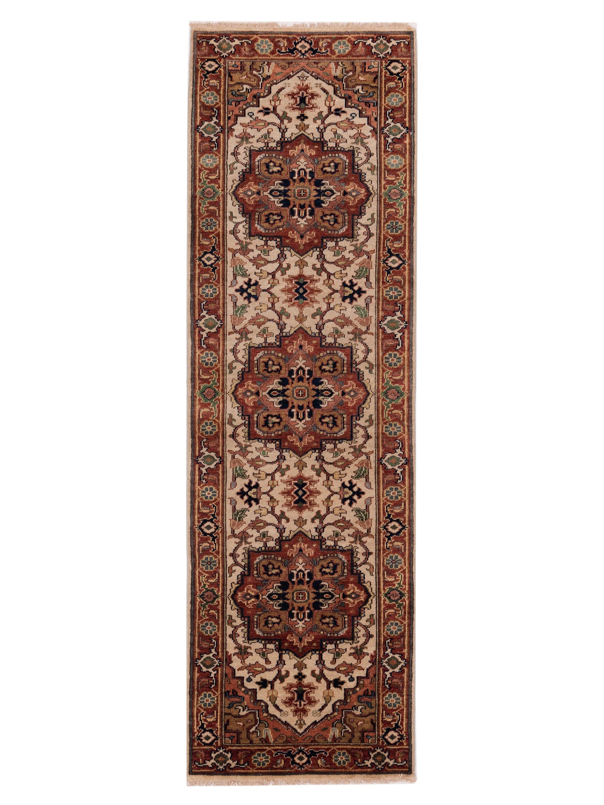 Rajpur Royal  Ivory Rust Traditional