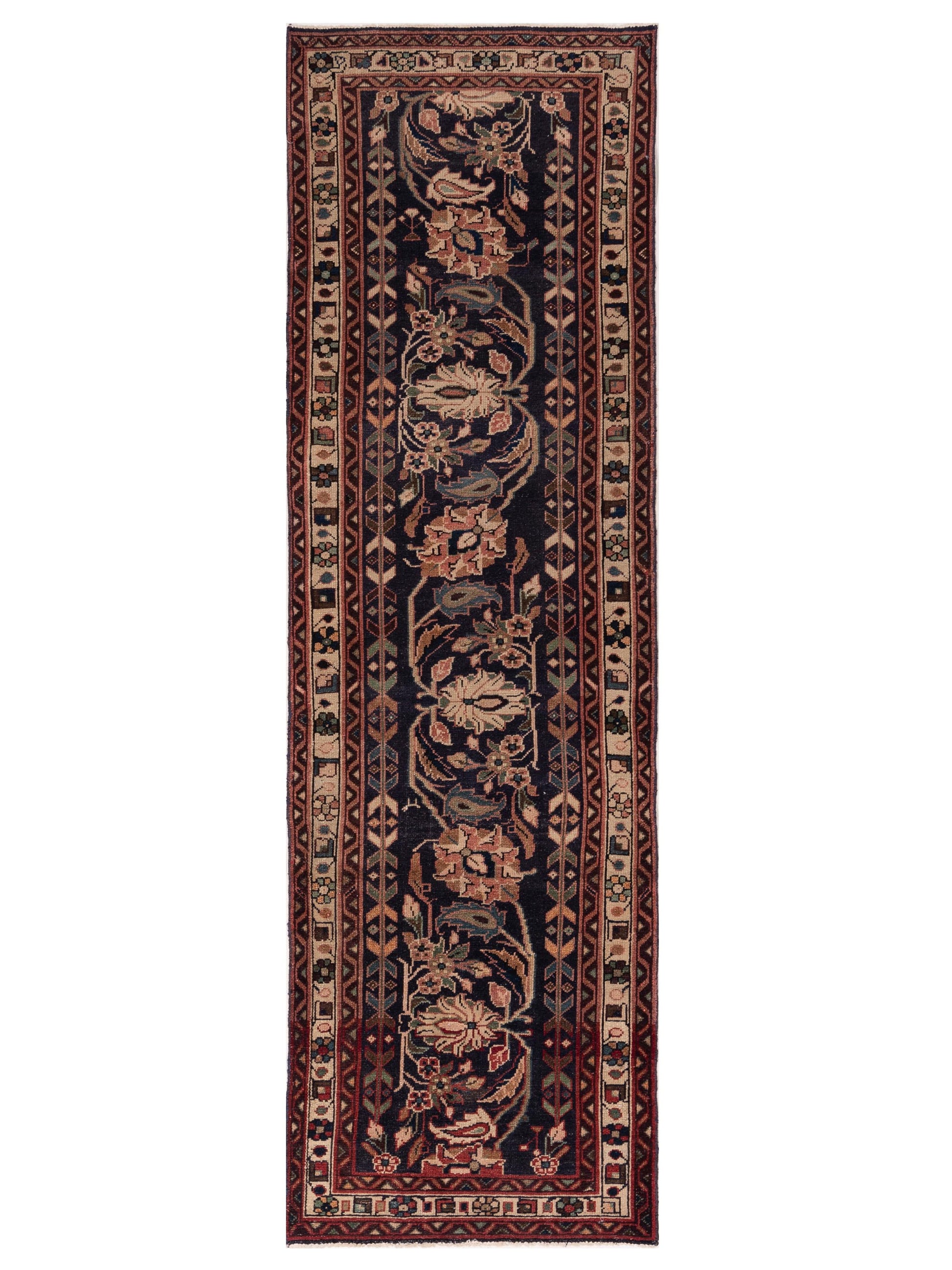 Pasha Antique Heirloom  Charcoal Ivory Traditional