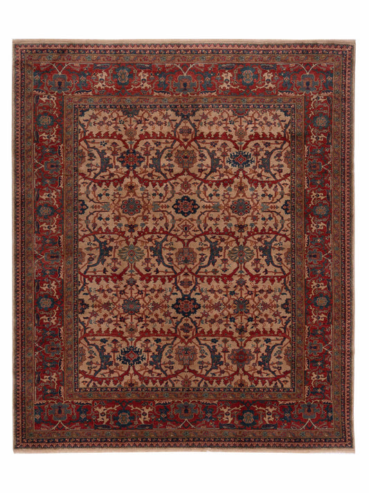 Pasha Antique Loom  Beige Red Traditional