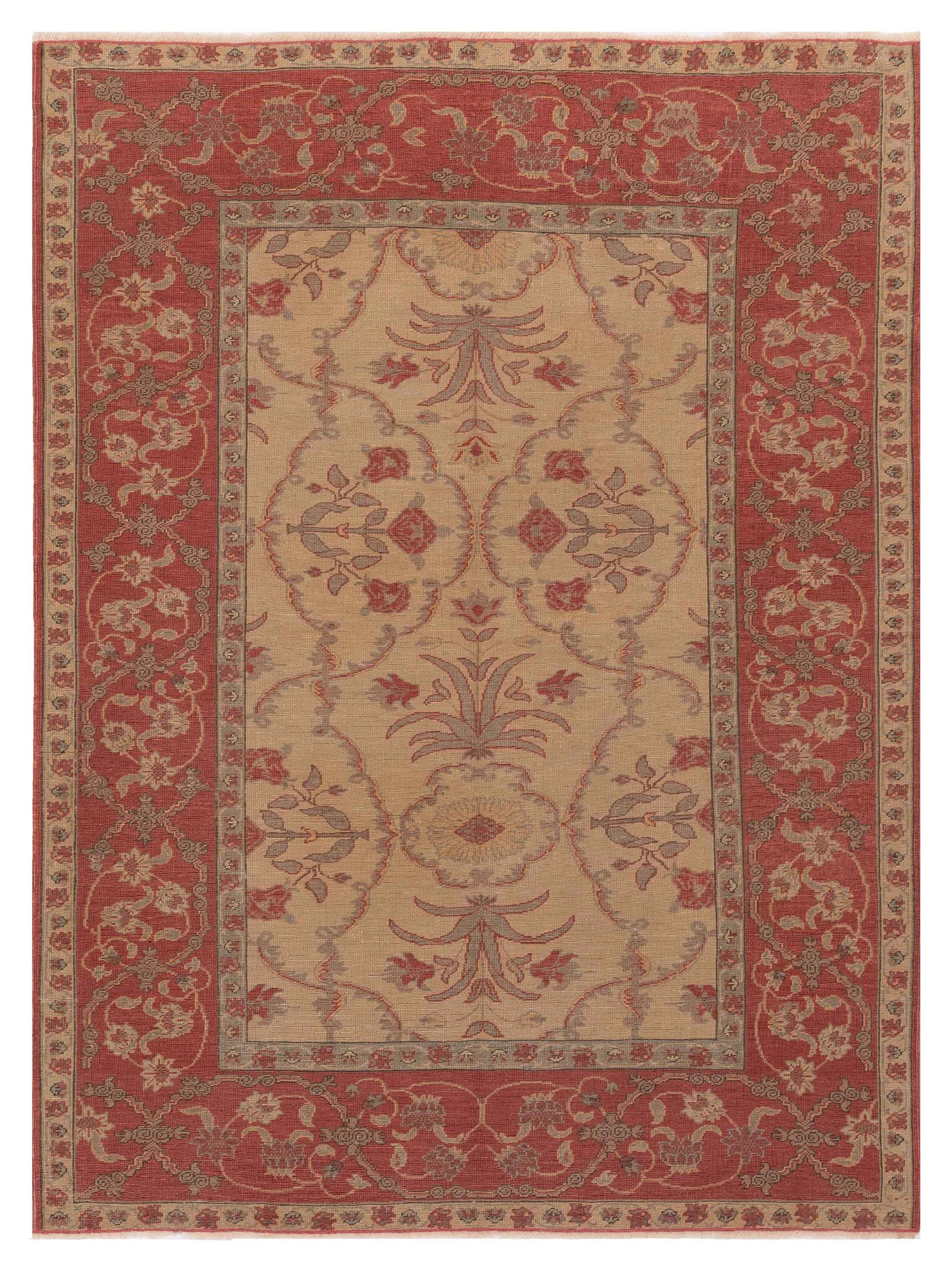Pasha Antique Loom  Ivory Rust Traditional
