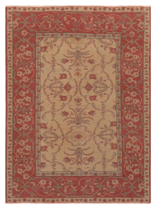 Pasha Antique Loom  Ivory Rust Traditional