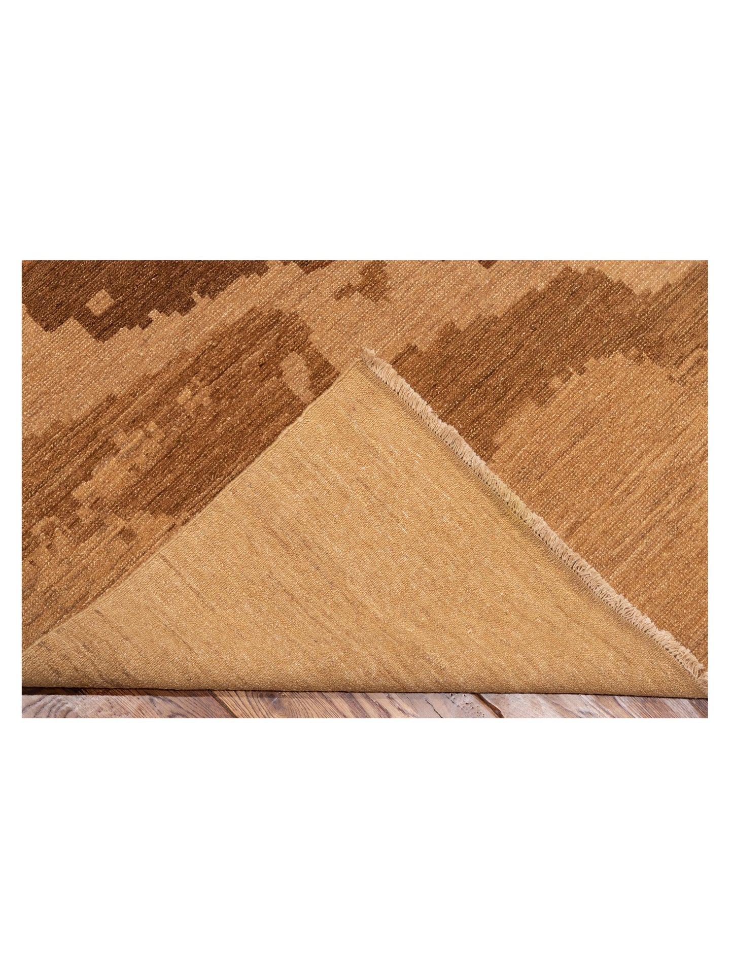 Defne Selenite Camel Gold  8.2x9.11  Hand Knotted Rug