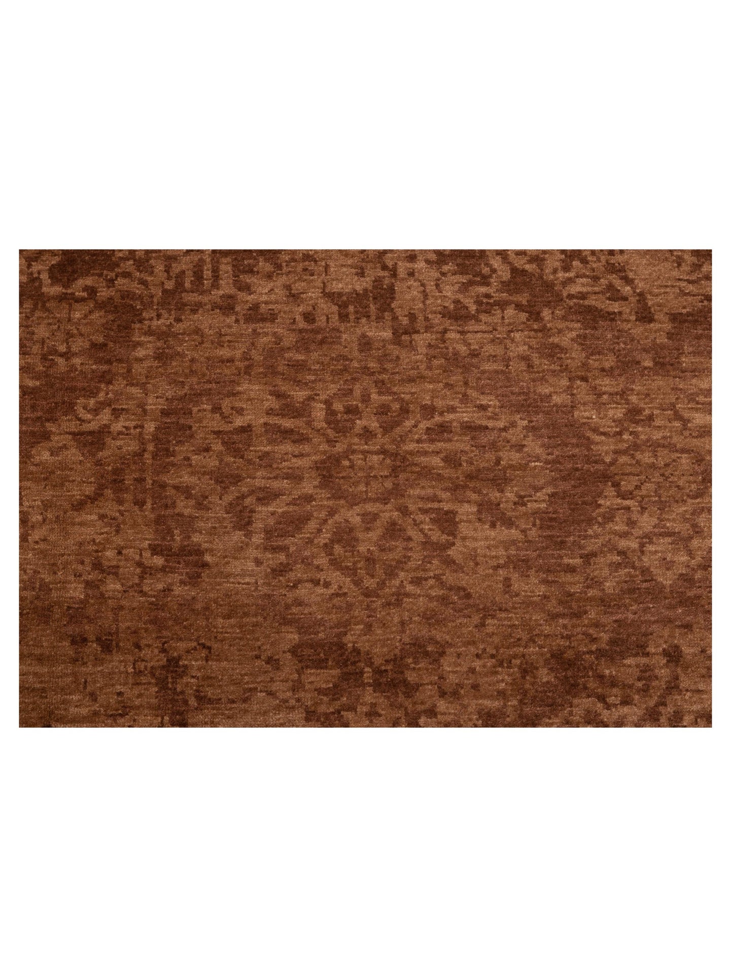 Defne Beony Dark Brown Brown 6.9x8.10 Hand Knotted Rug
