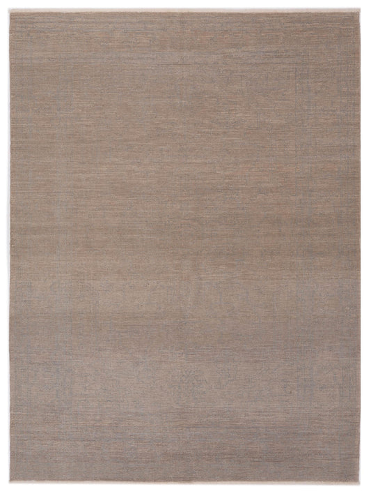 Defne Agate Silver Ice Blue 6.6x9.8  Hand Knotted Rug