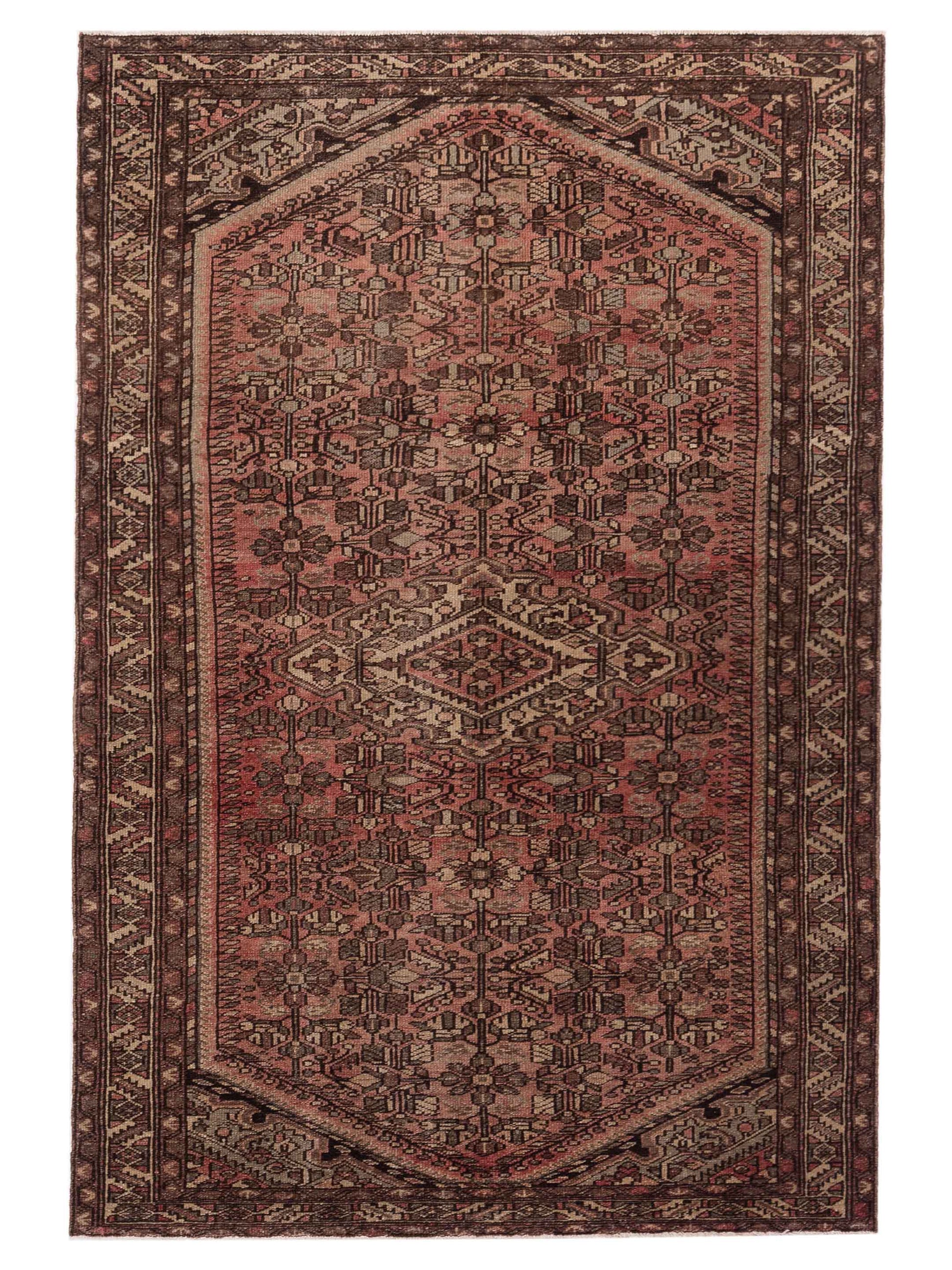 Pasha Antique Heirloom  Pink Brown Traditional