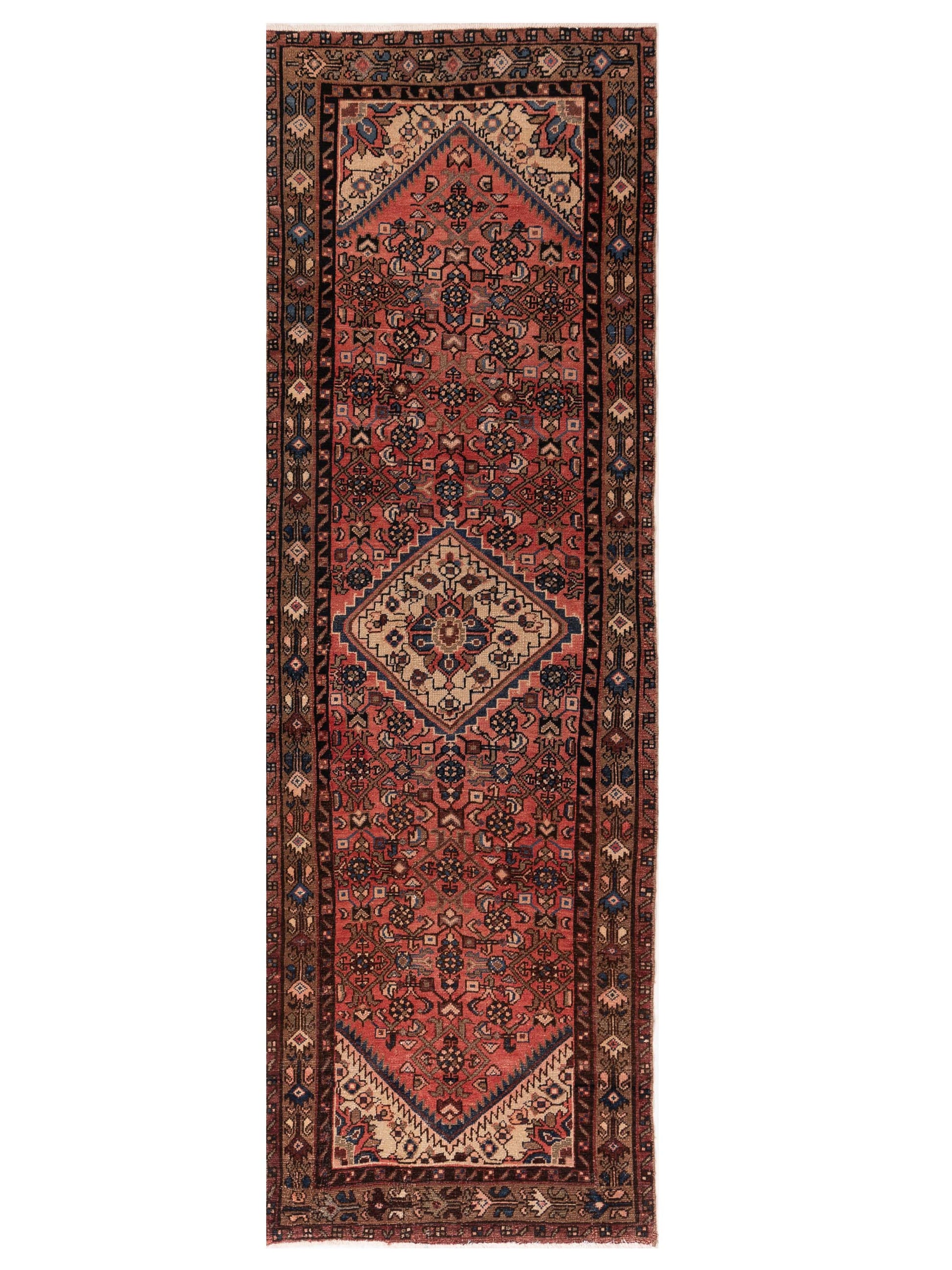 Pasha Antique Heirloom  Pink Brown Traditional