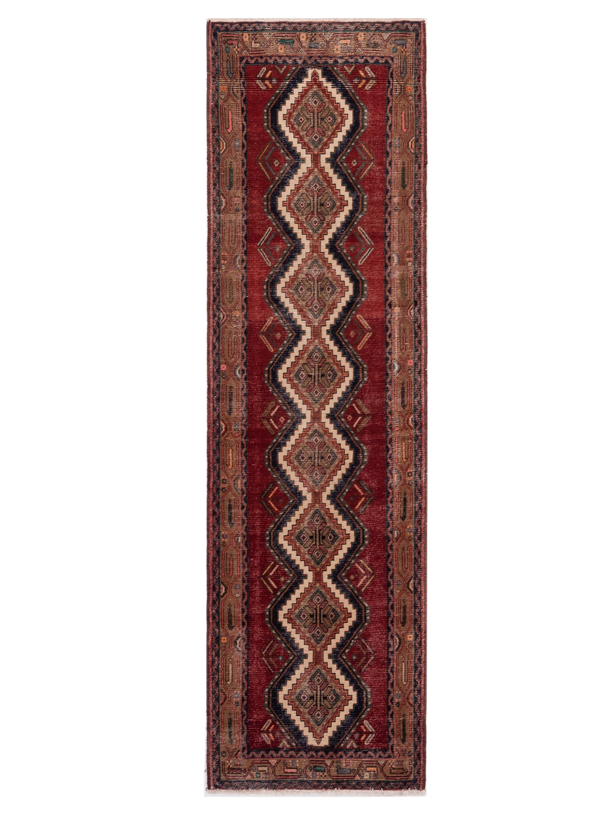 Pasha Antique Heirloom  Red Brown Traditional