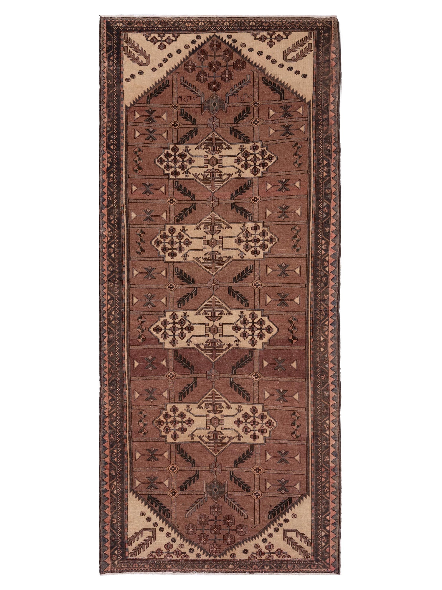 Pasha Antique Heirloom  Brown Brown Traditional