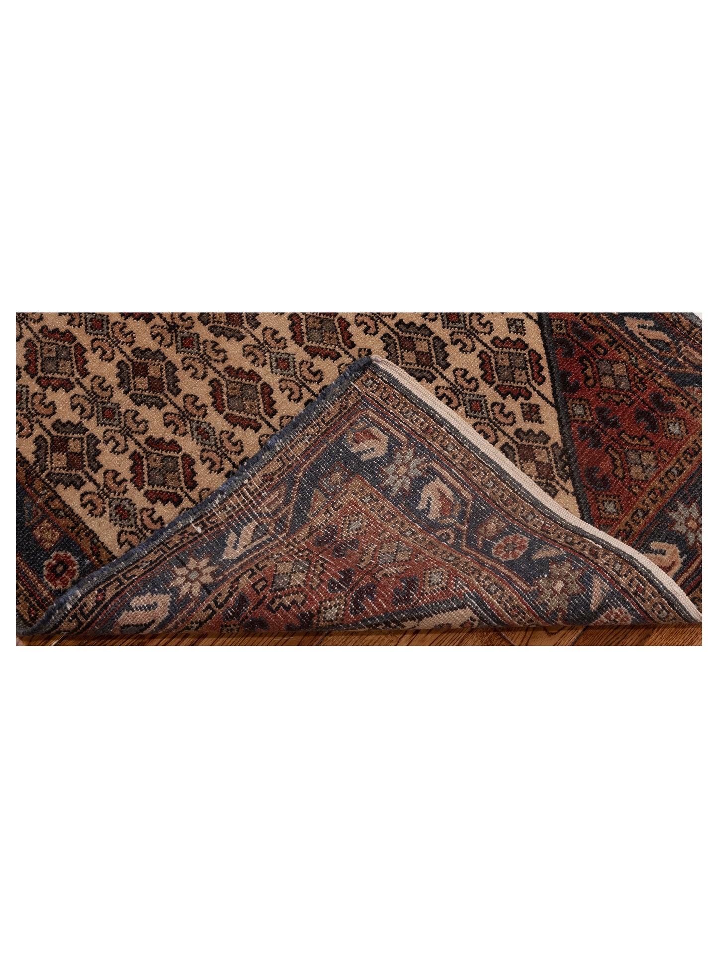 Antique Heirloom 147682 Ivory Gray 2.8x9.8 Hand Knotted Rug