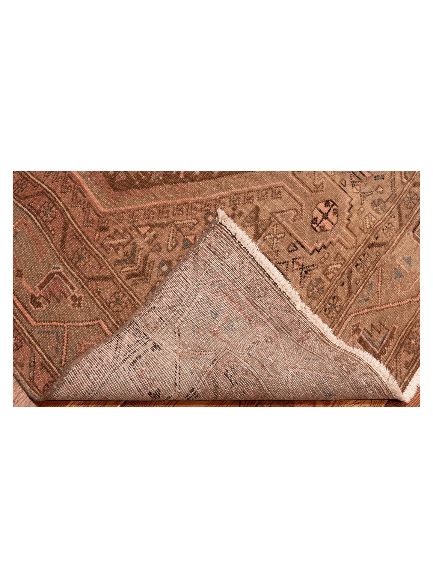 Antique Heirloom 147694 Brown Brown 4.10x9.1 Hand Knotted Rug