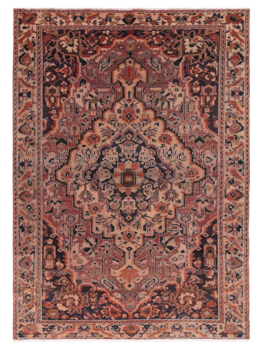 Pasha Antique Heirloom  Rust Ivory Traditional