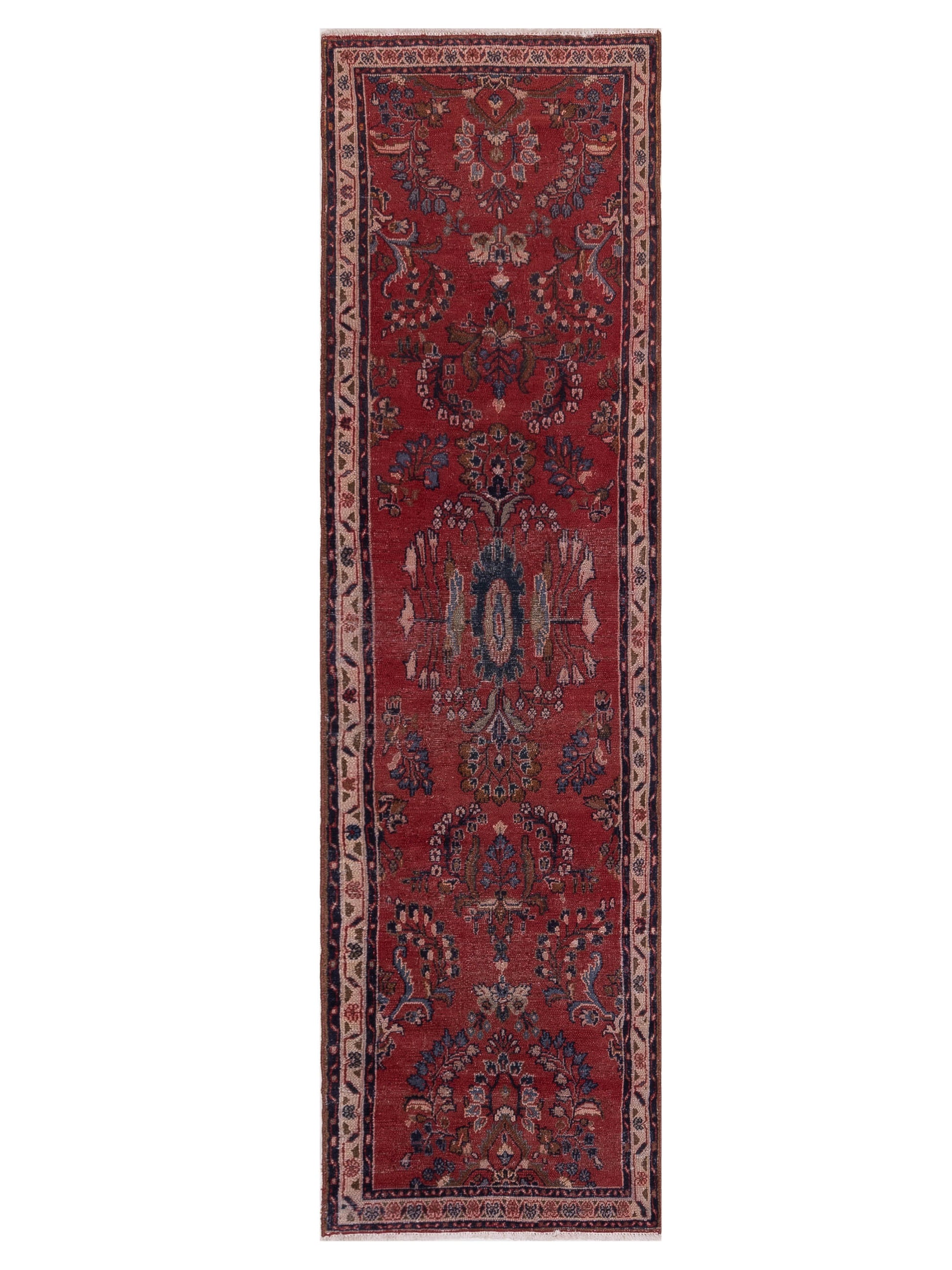 Pasha Antique Heirloom  Rust Ivory Traditional