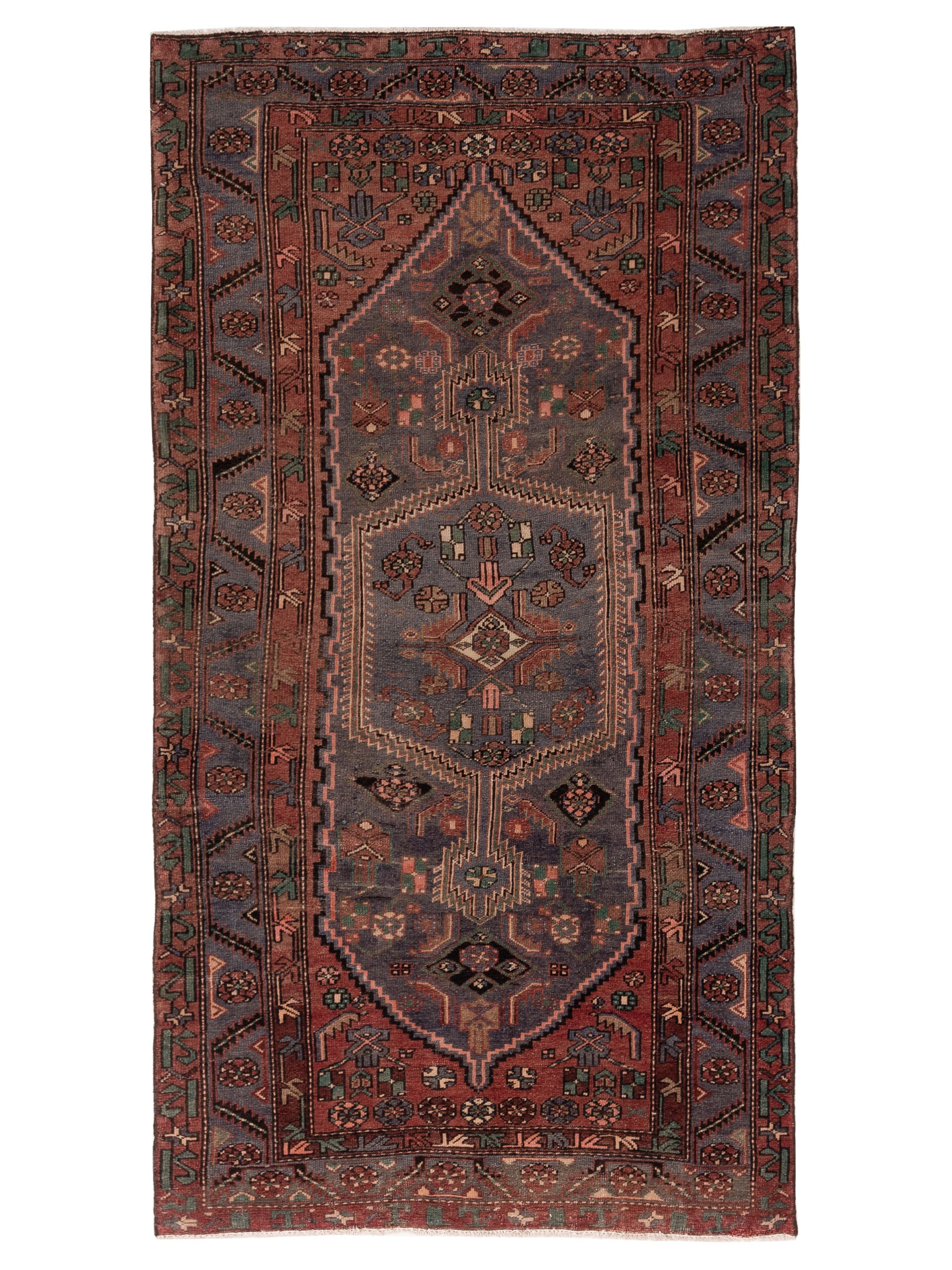Pasha Antique Heirloom  Brick Gray Traditional