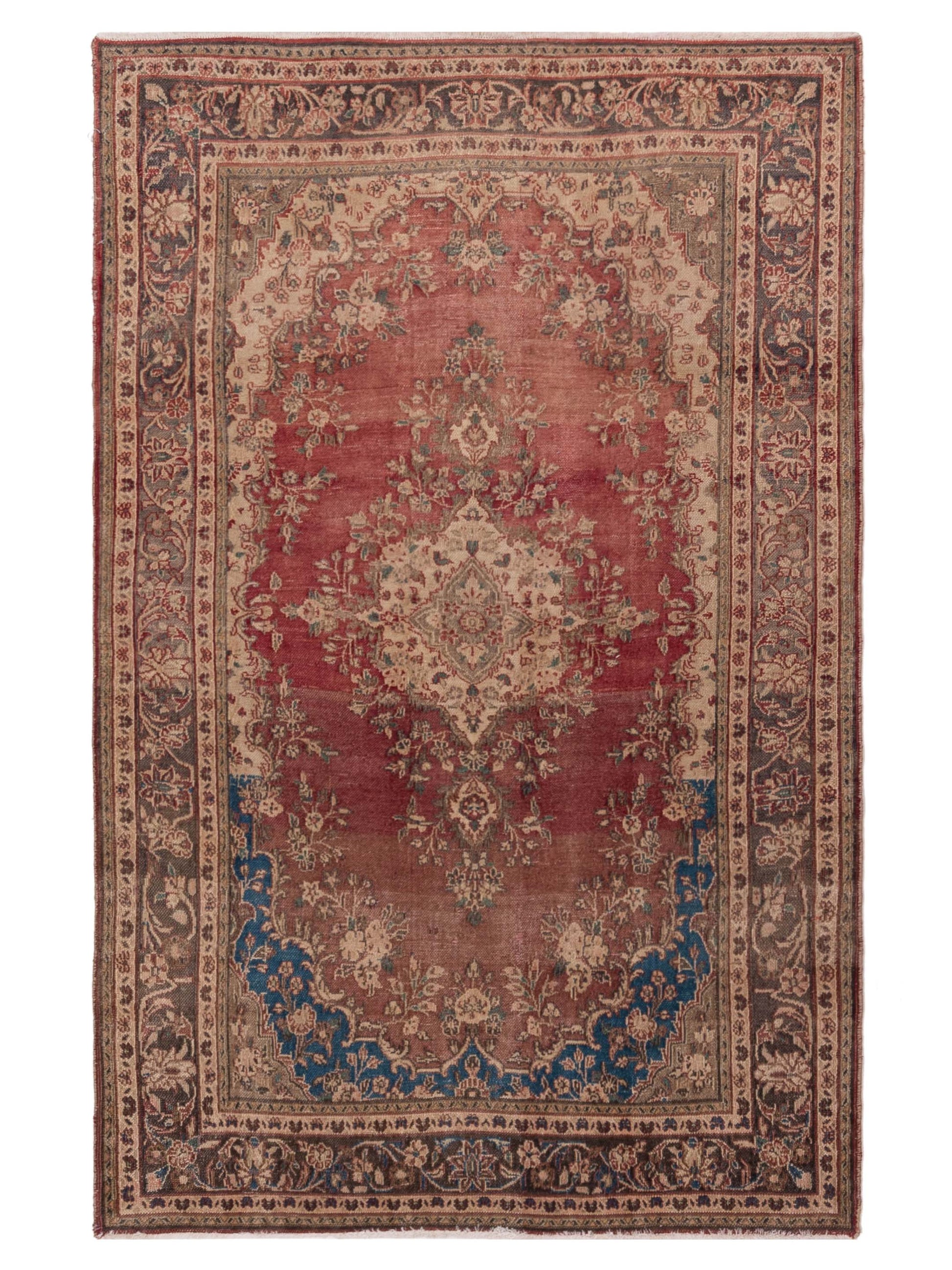 Pasha Antique Heirloom  Rust Gray Traditional