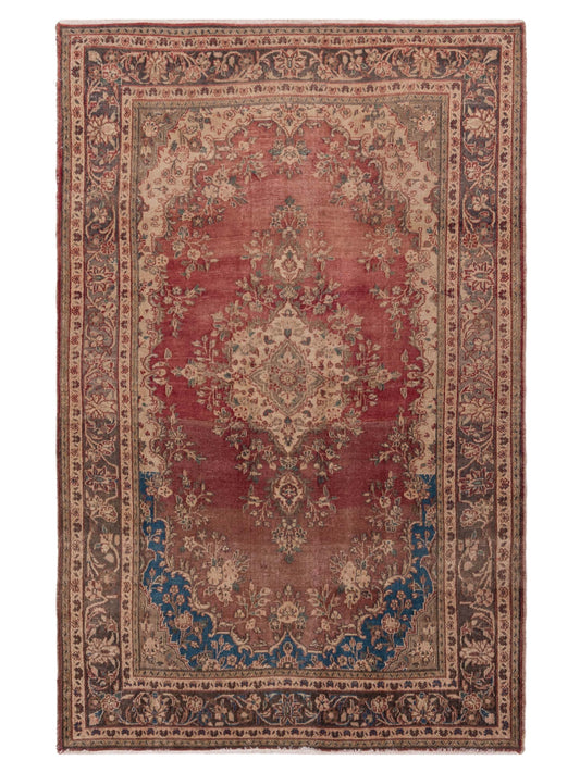 Pasha Antique Heirloom  Rust Gray Traditional