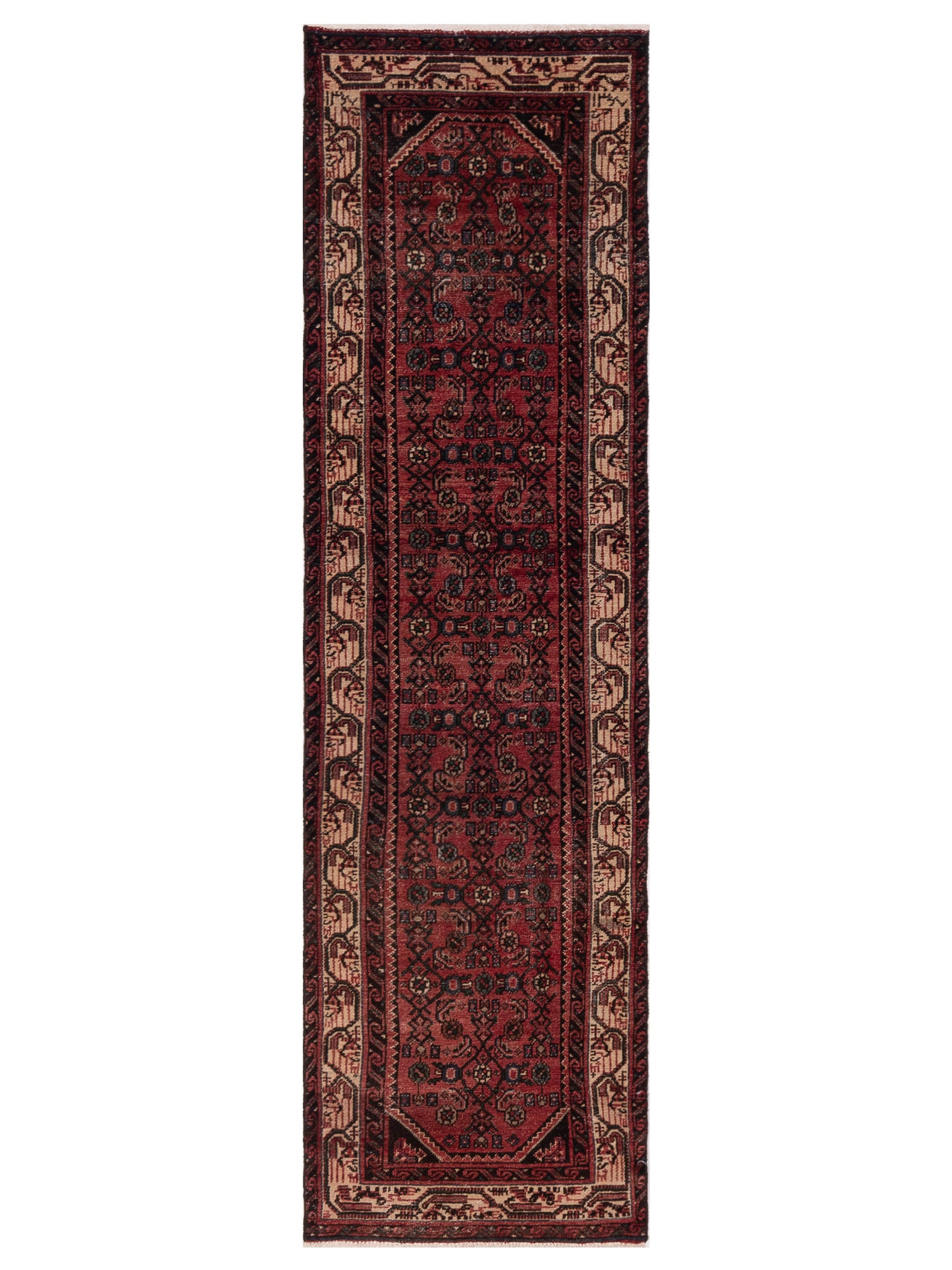 Pasha Antique Heirloom  Red Ivory Traditional