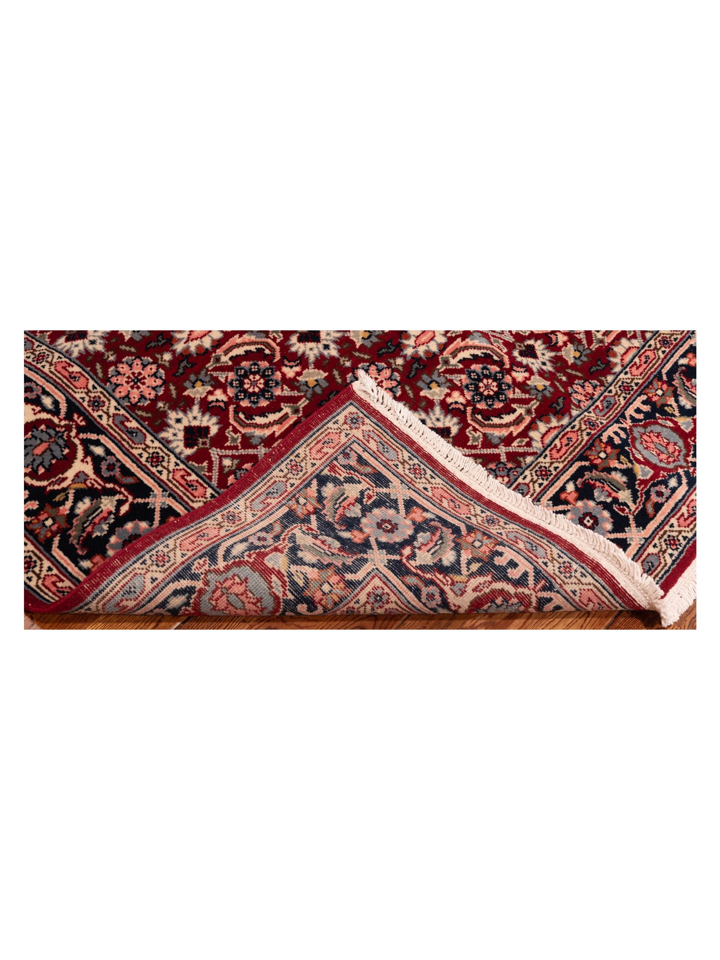 Ladik 147787 Red Navy 5.4x8 Hand Knotted Rug