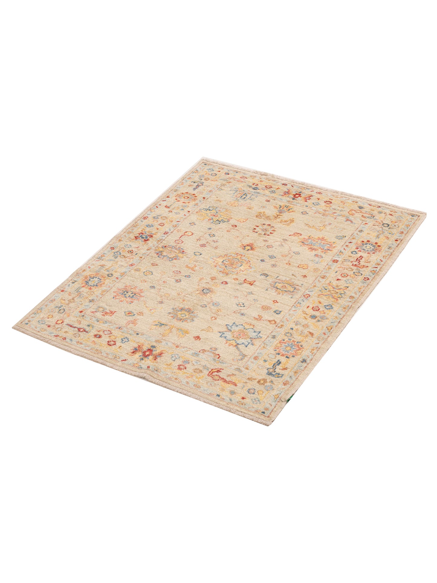 Bokhara 147963 Ivory Ivory 2.7x10.4 Hand Knotted Rug