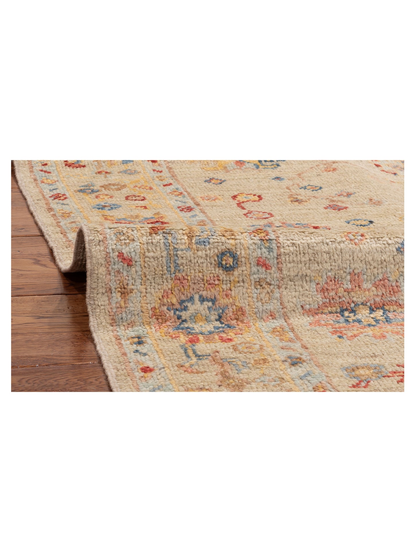 Bokhara 147963 Ivory Ivory 2.7x10.4 Hand Knotted Rug