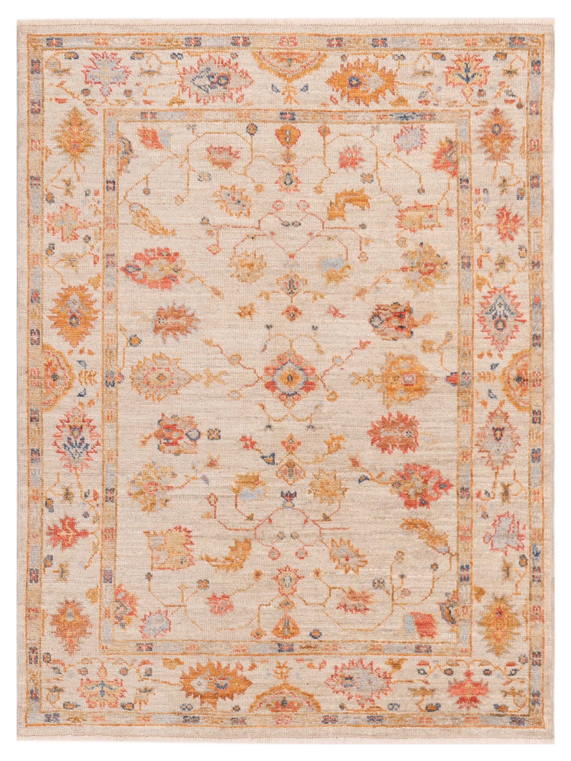 Anadol Angora Oushak  Ivory Ivory Traditional