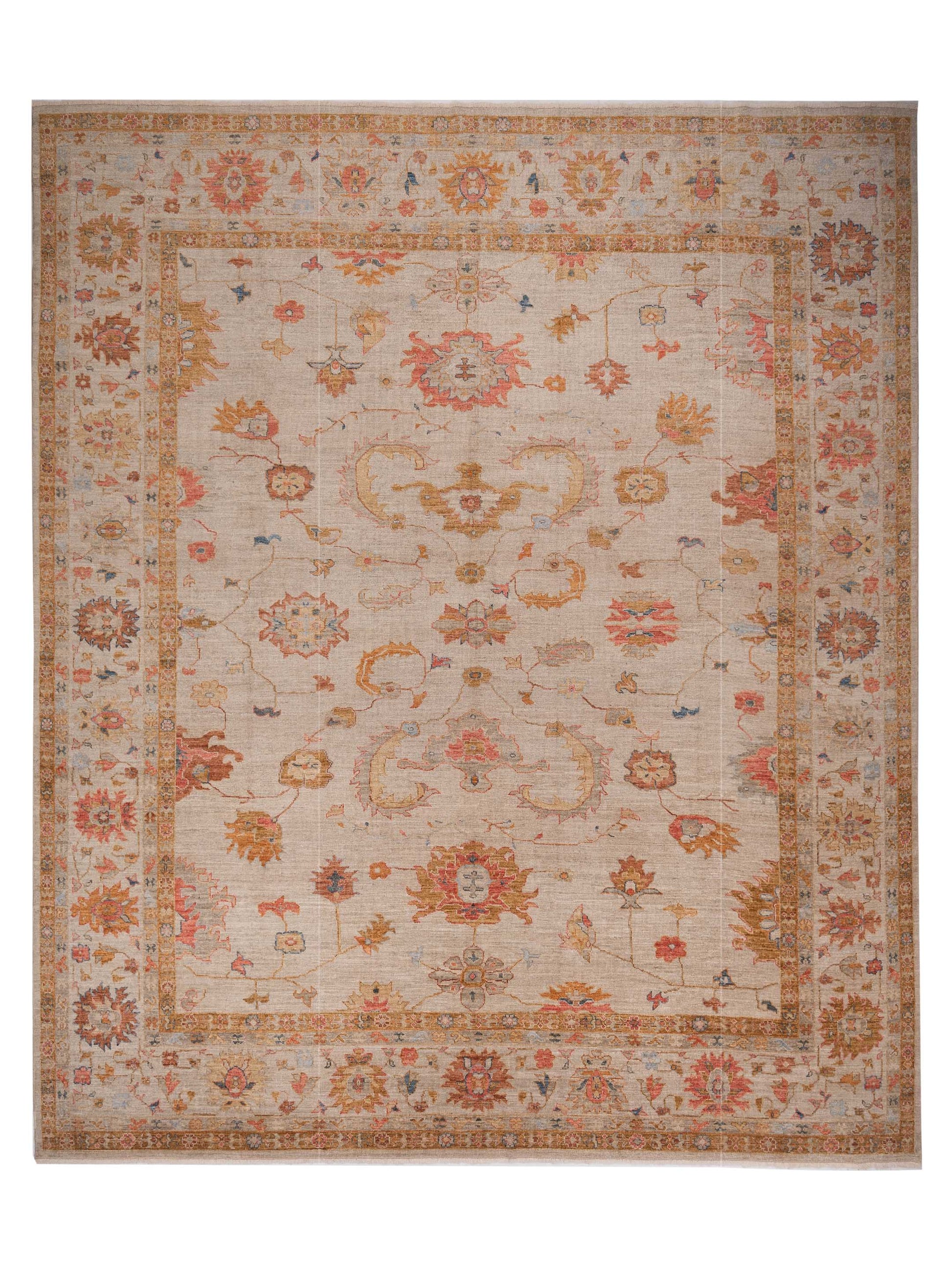Anadol Angora Oushak  Ivory Ivory Traditional