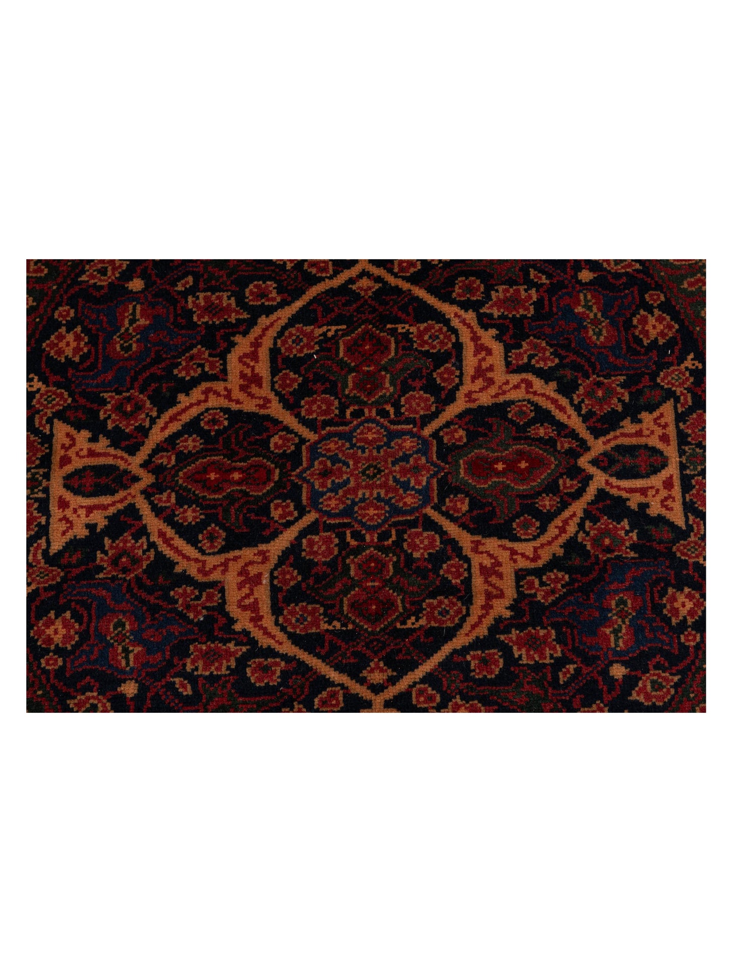Turkish Shirwan 148343 Red Navy 5.10x8 Hand Knotted Rug
