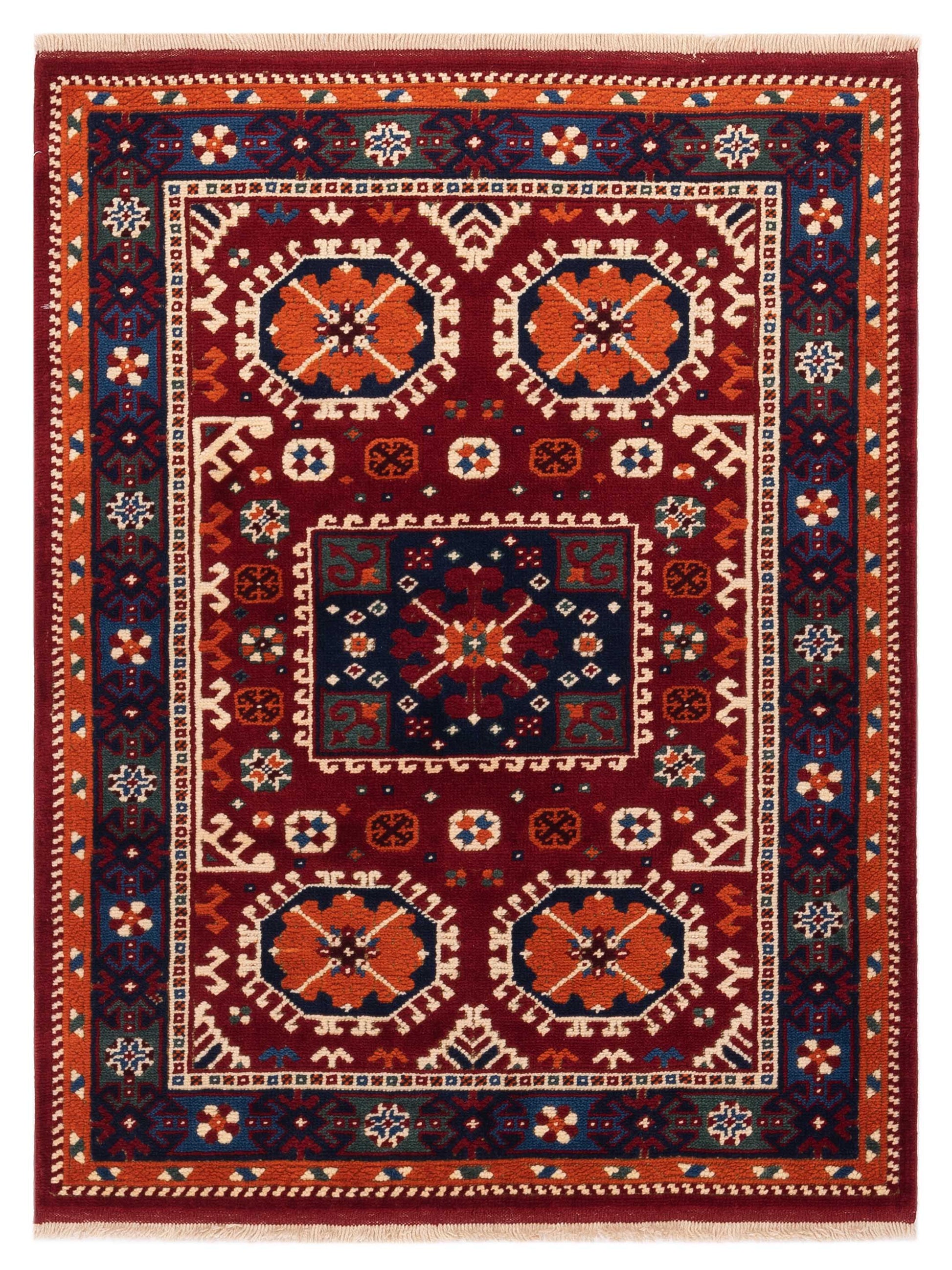 Pasha Turkish Shirwan  Red Blue Traditional