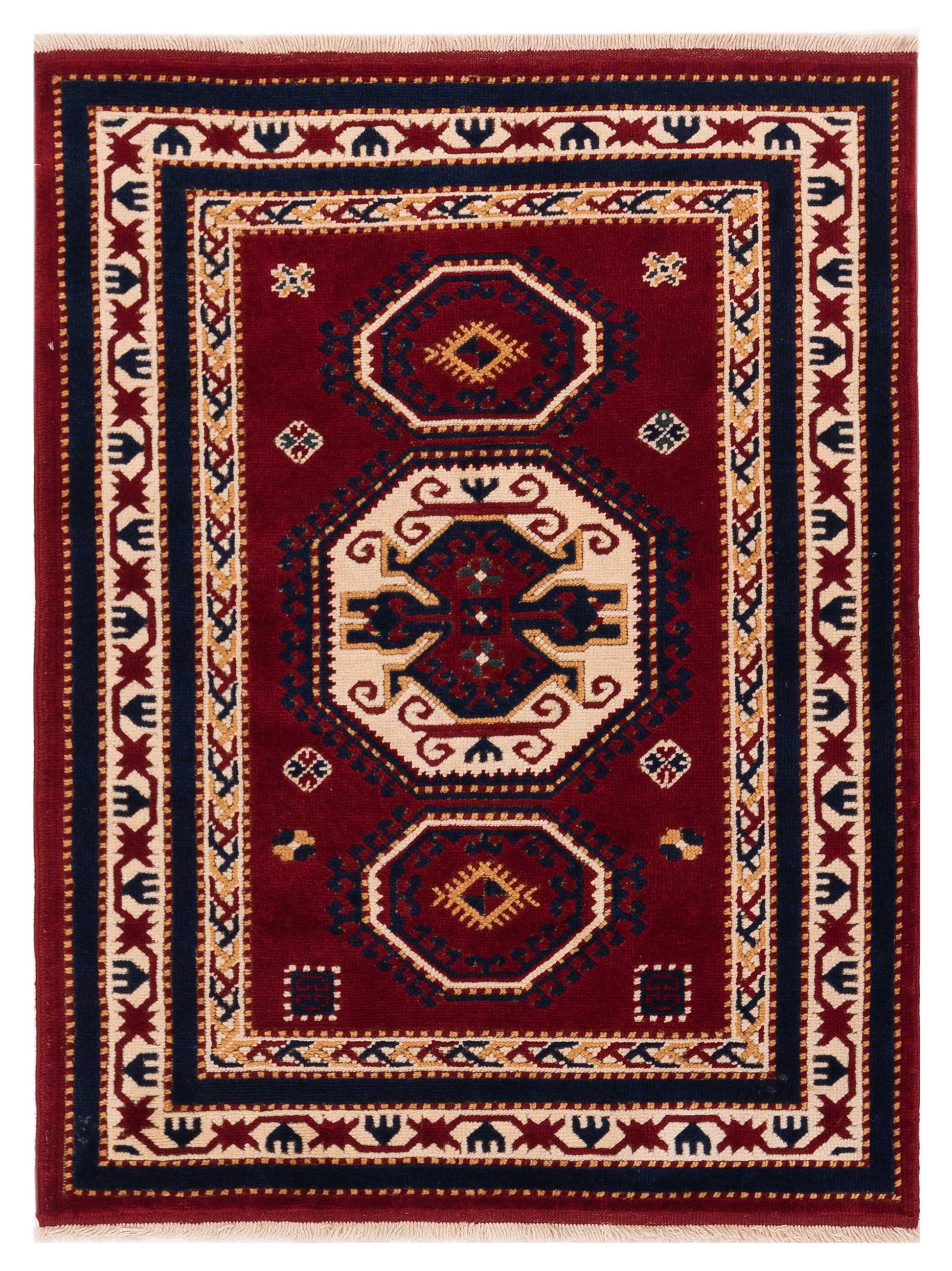 Pasha Turkish Shirwan  Red Ivory Traditional