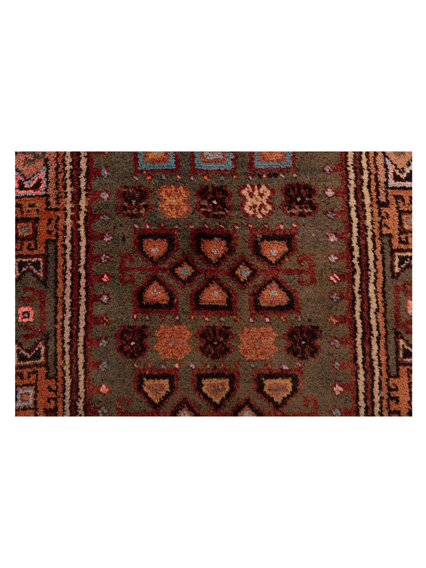 Old Anatolian 148487 Brown Orange 2.8x5 Hand Knotted Rug