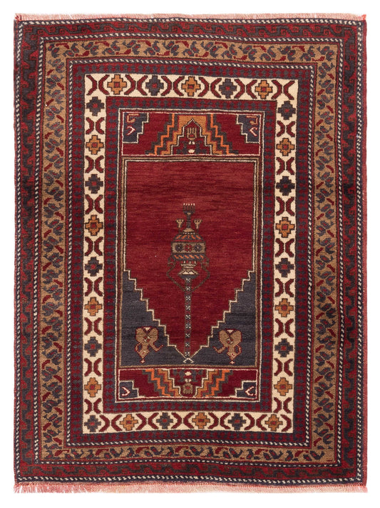 Pasha Old Anatolian  Red Brown Traditional