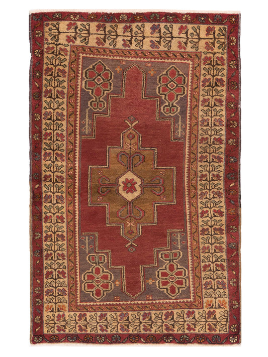 Pasha Old Anatolian  Rust Ivory Traditional