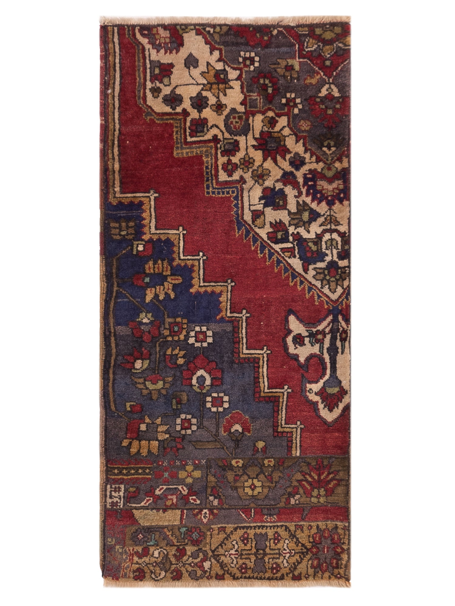 Pasha Anatolian Yastik  Red Brown Tribal
