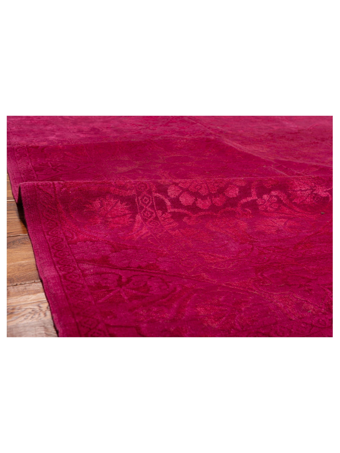 Color Bouquet 148671 Pink Pink 5.7x7.8 Hand Knotted Rug