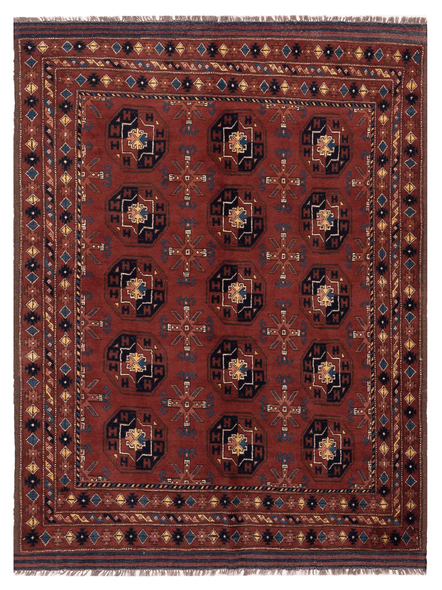 Nomad Afghan Belcik  Red Red Tribal