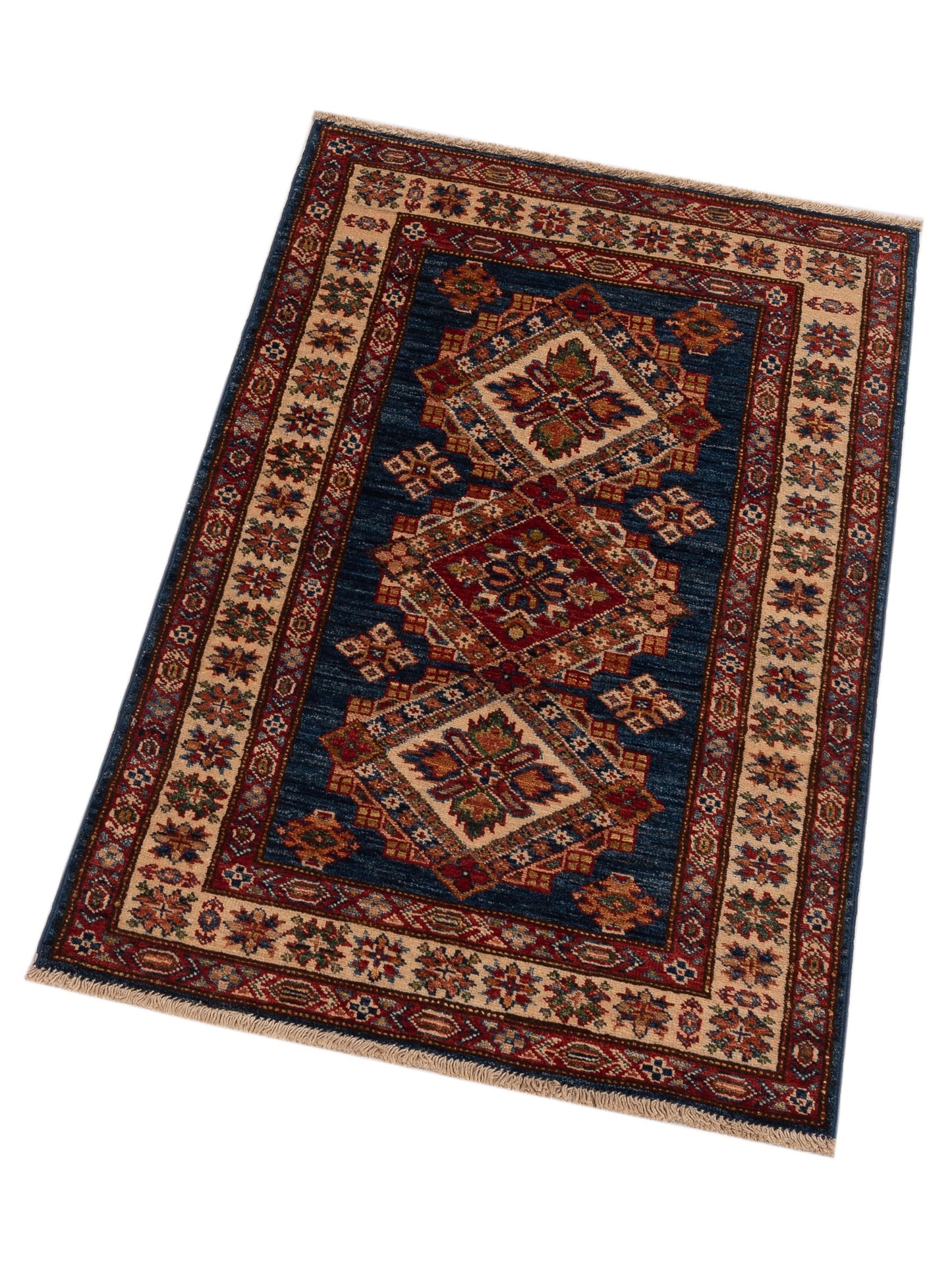 Kars 148960 Navy Ivory 2.7x4.1 Hand Knotted Rug