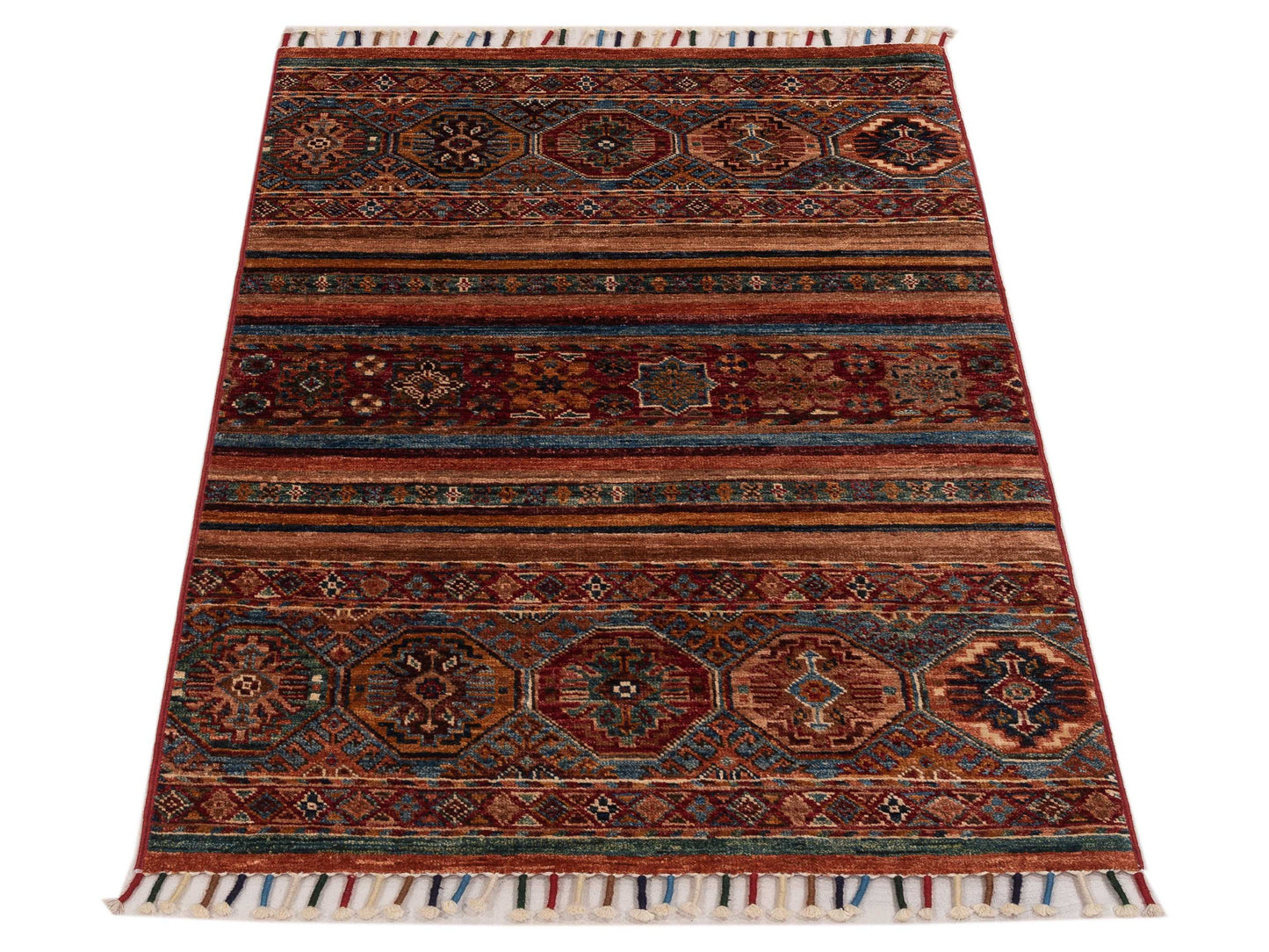 Horosan 149119 Multi Multi 2.10x3.11 Hand Knotted Rug