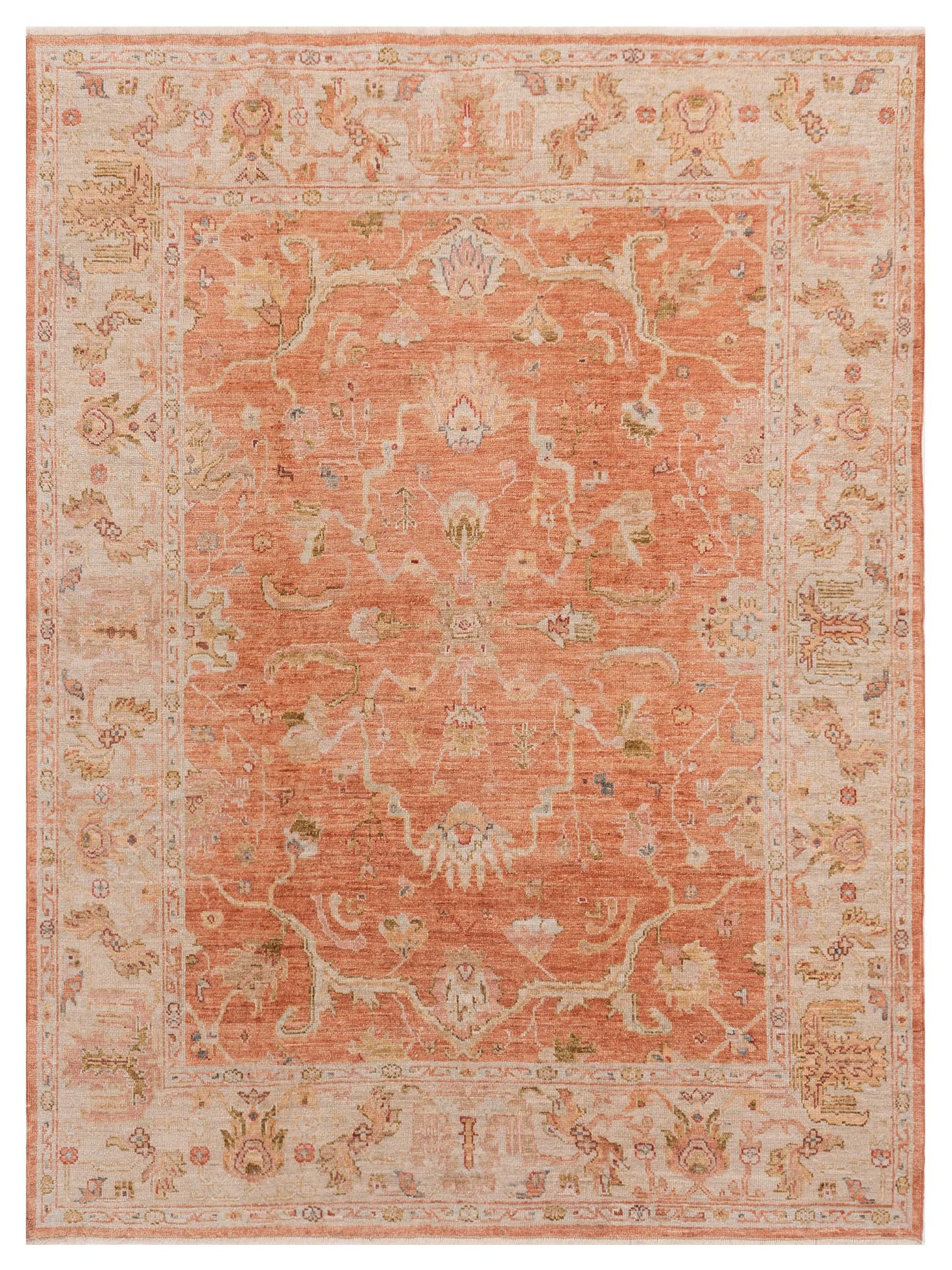 Anadol Angora Oushak  Pink Ivory Traditional