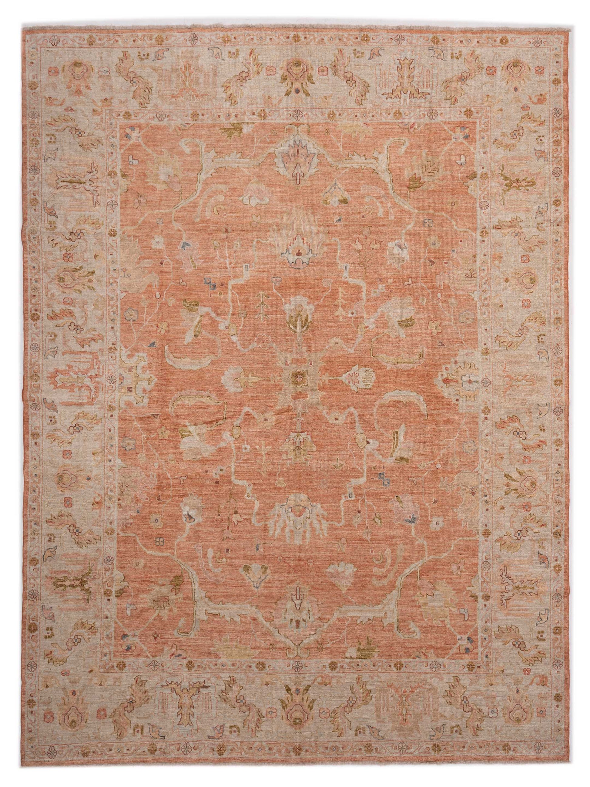 Anadol Angora Oushak  Pink Ivory Traditional