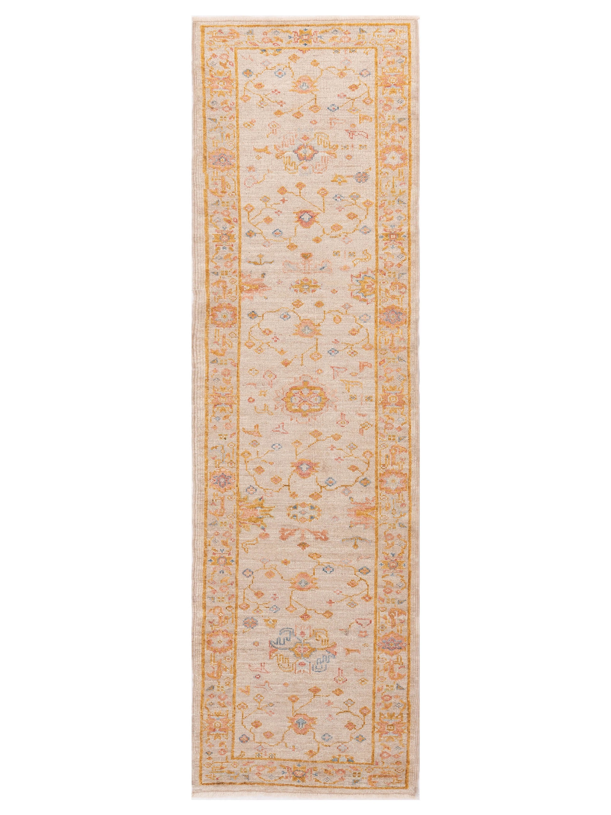 Anadol Angora Oushak  Ivory Ivory Traditional