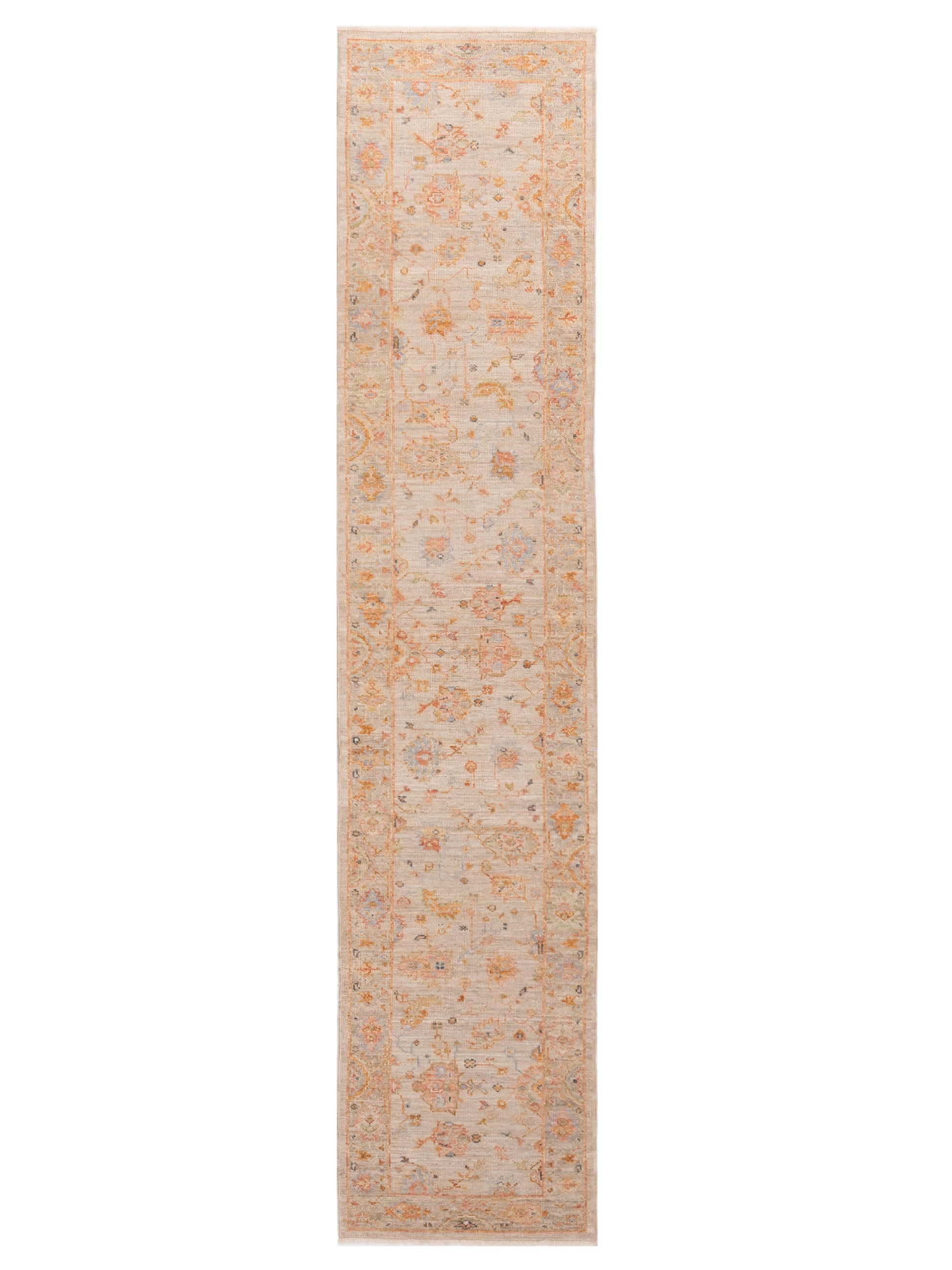 Anadol Angora Oushak  Ivory Silver Traditional