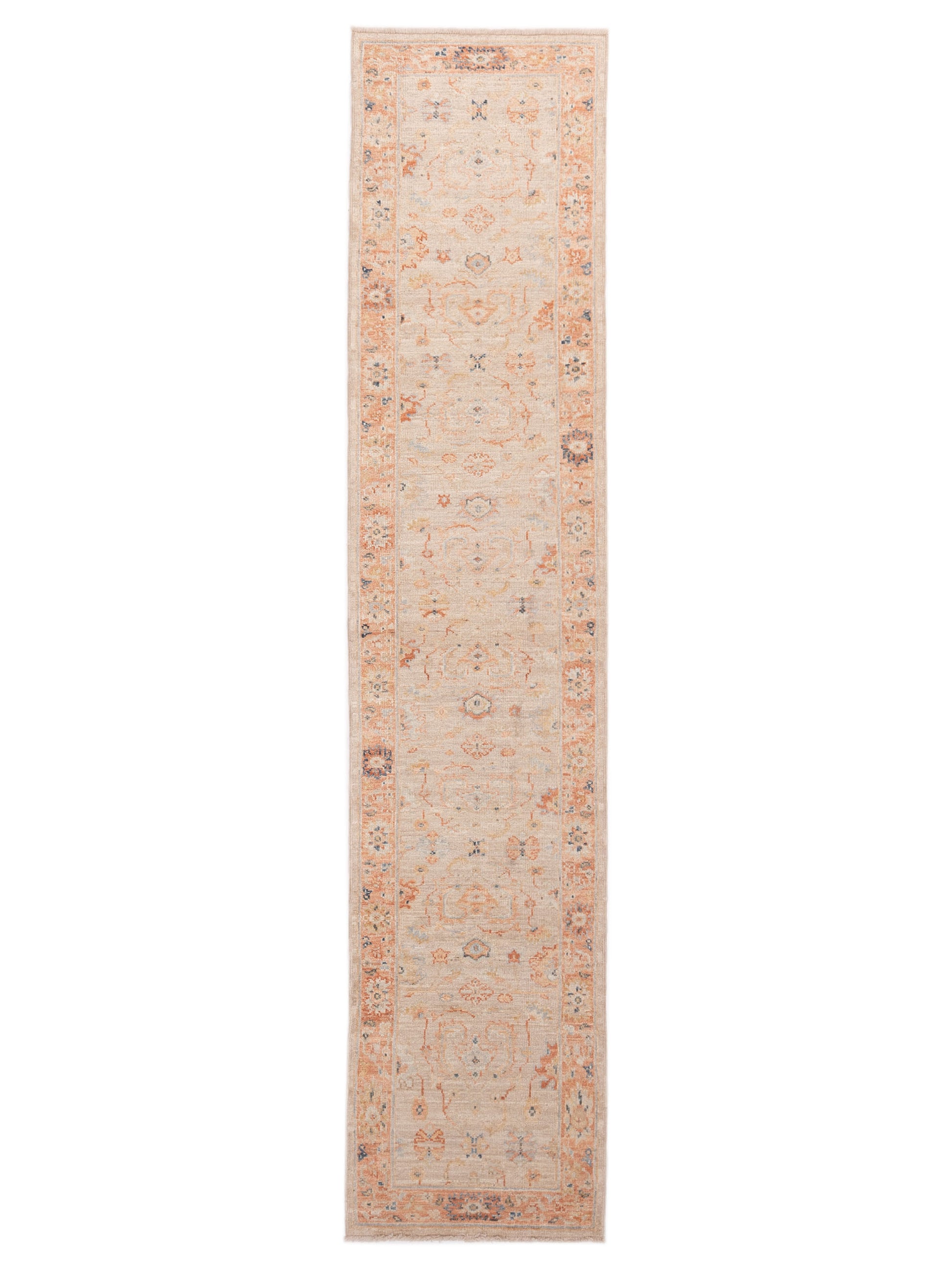 Anadol Angora Oushak  Ivory Rust Traditional