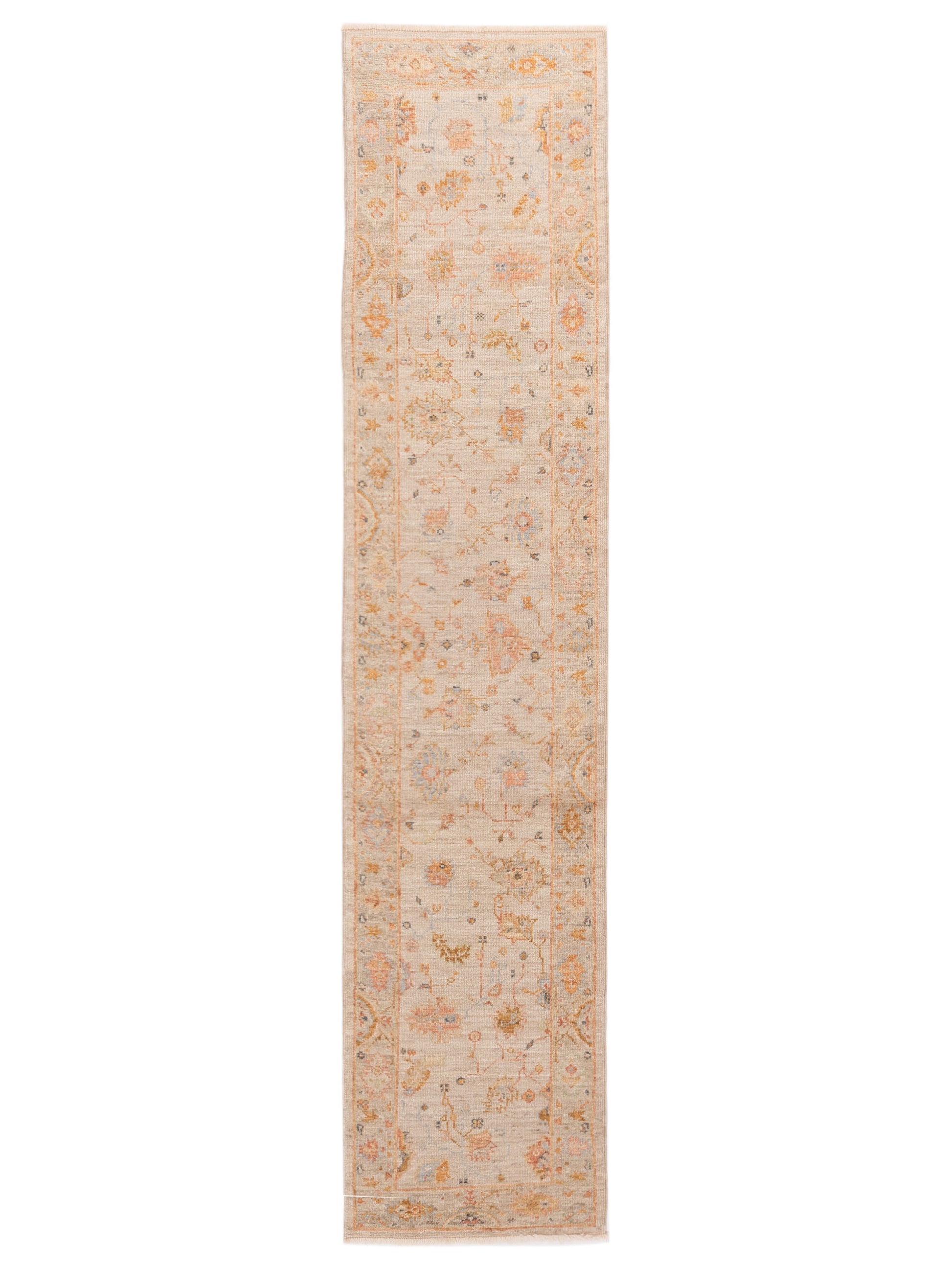 Anadol Angora Oushak  Ivory Silver Traditional